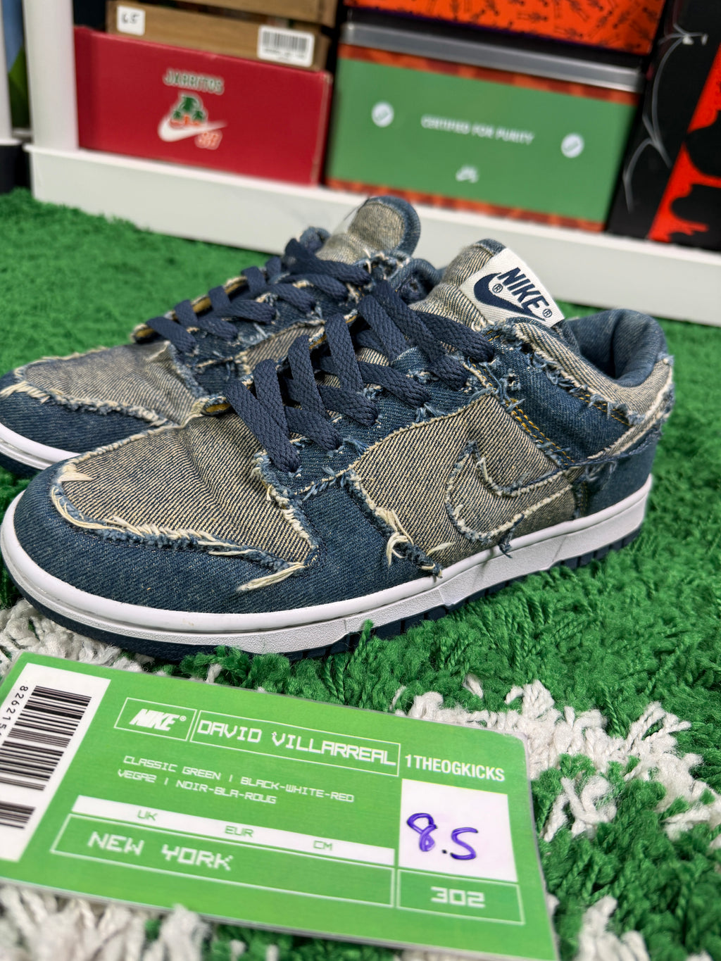 Nike Dunk CL Denim - Size 8.5