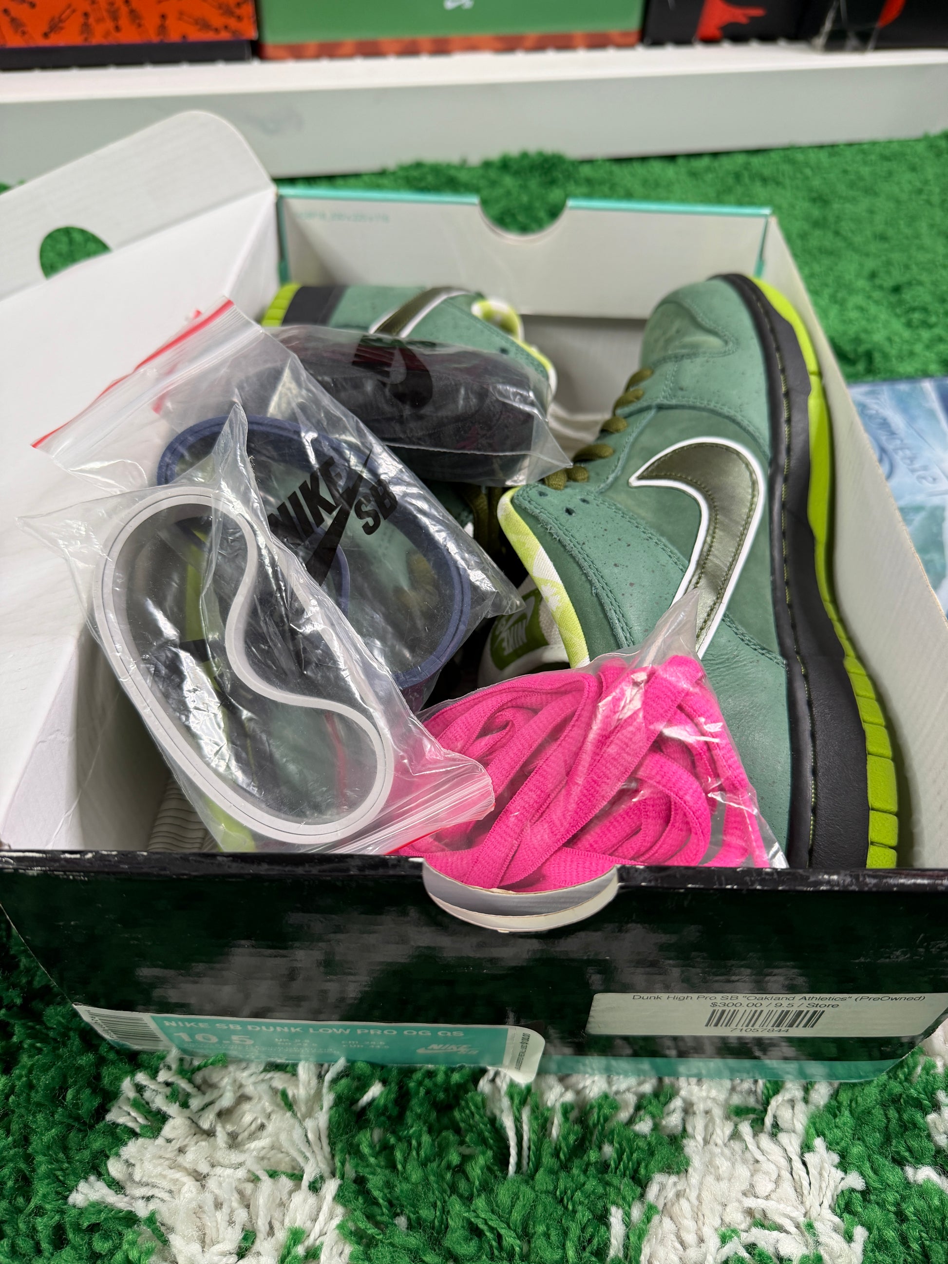 Nike Sb Green Lobsters Special Box - Size 10.5