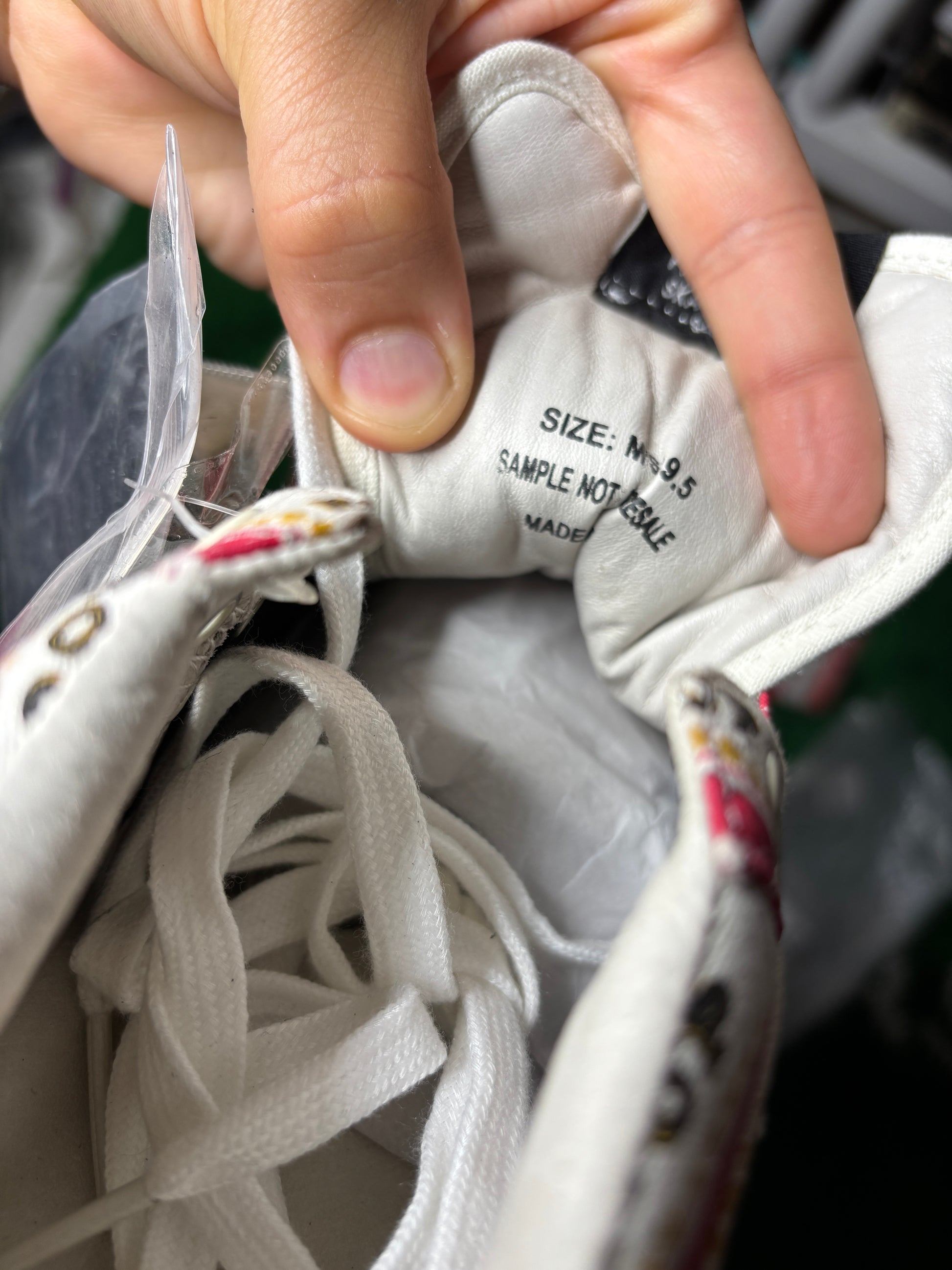 Supreme Campbell Soup Vans Sample - Size 9.5