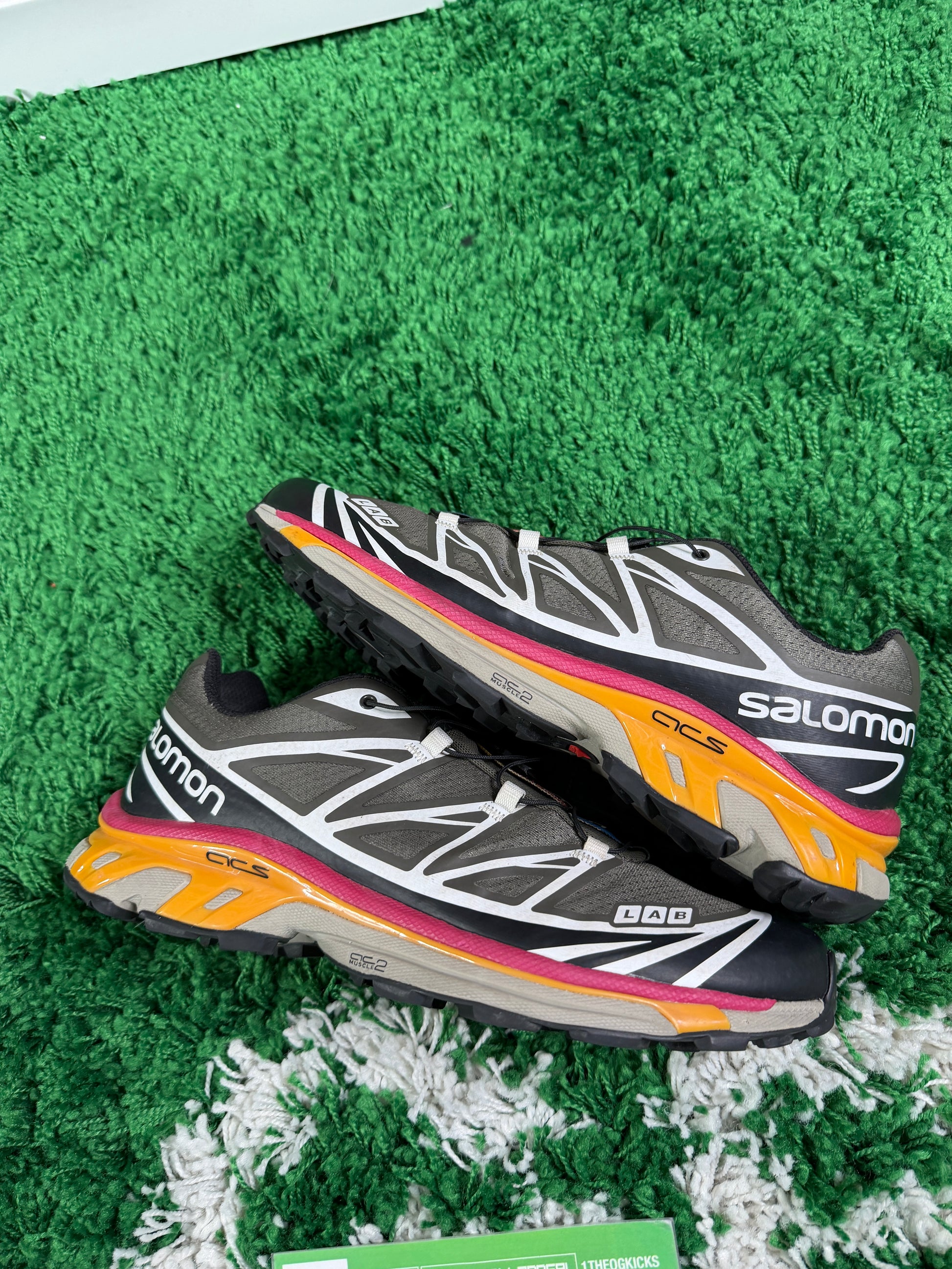 Salomon XT-6 RECUT Beluga Russet Orange - Size 10