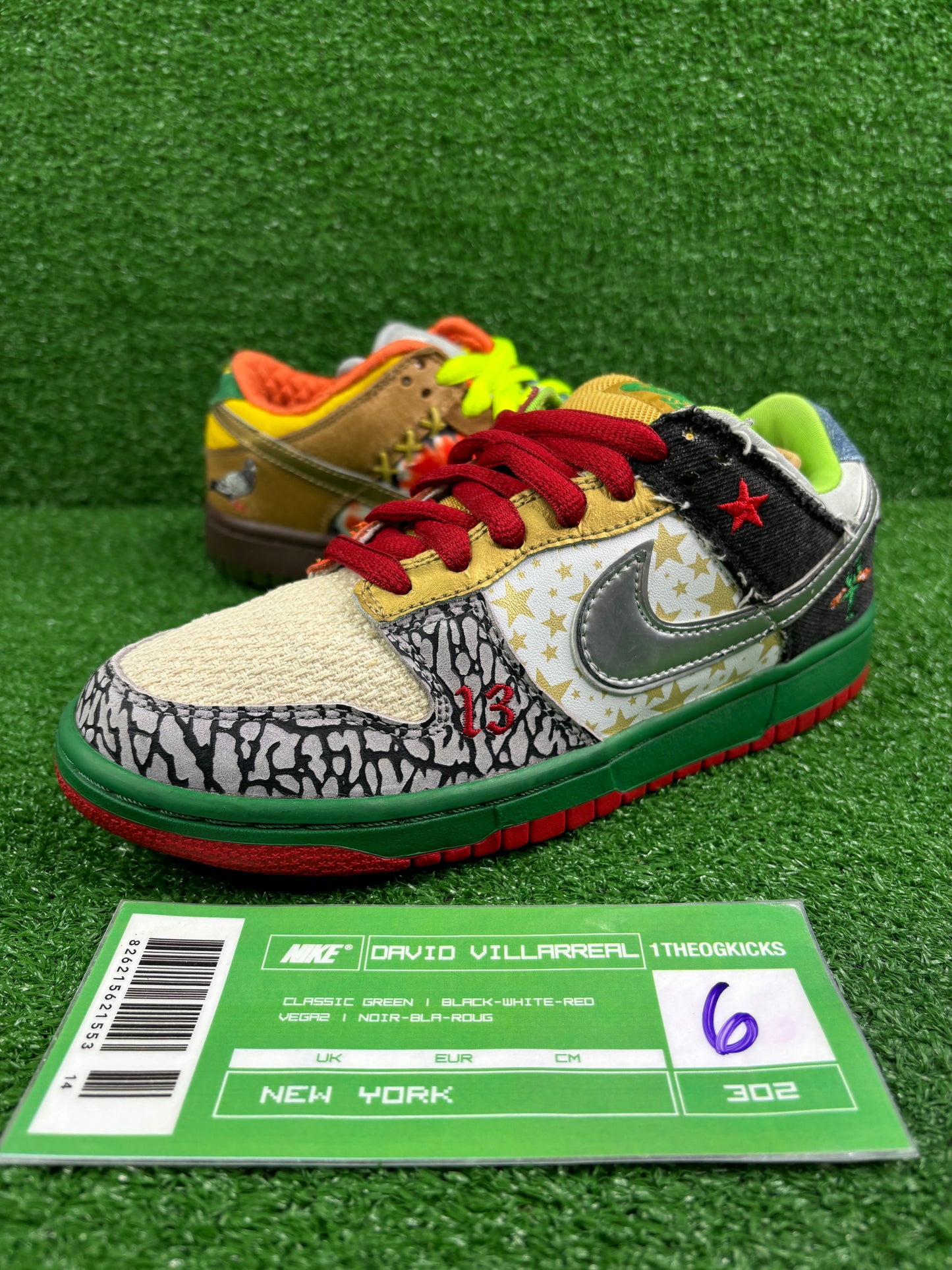 Nike Sb What the Dunk - Size 6