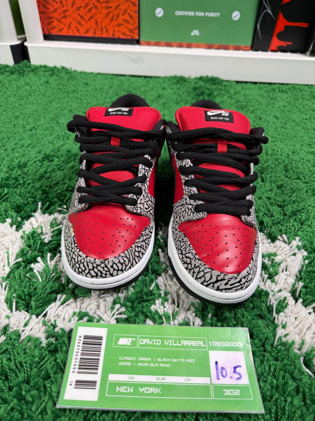 Nike Sb Red Supreme Lows - Size 10.5