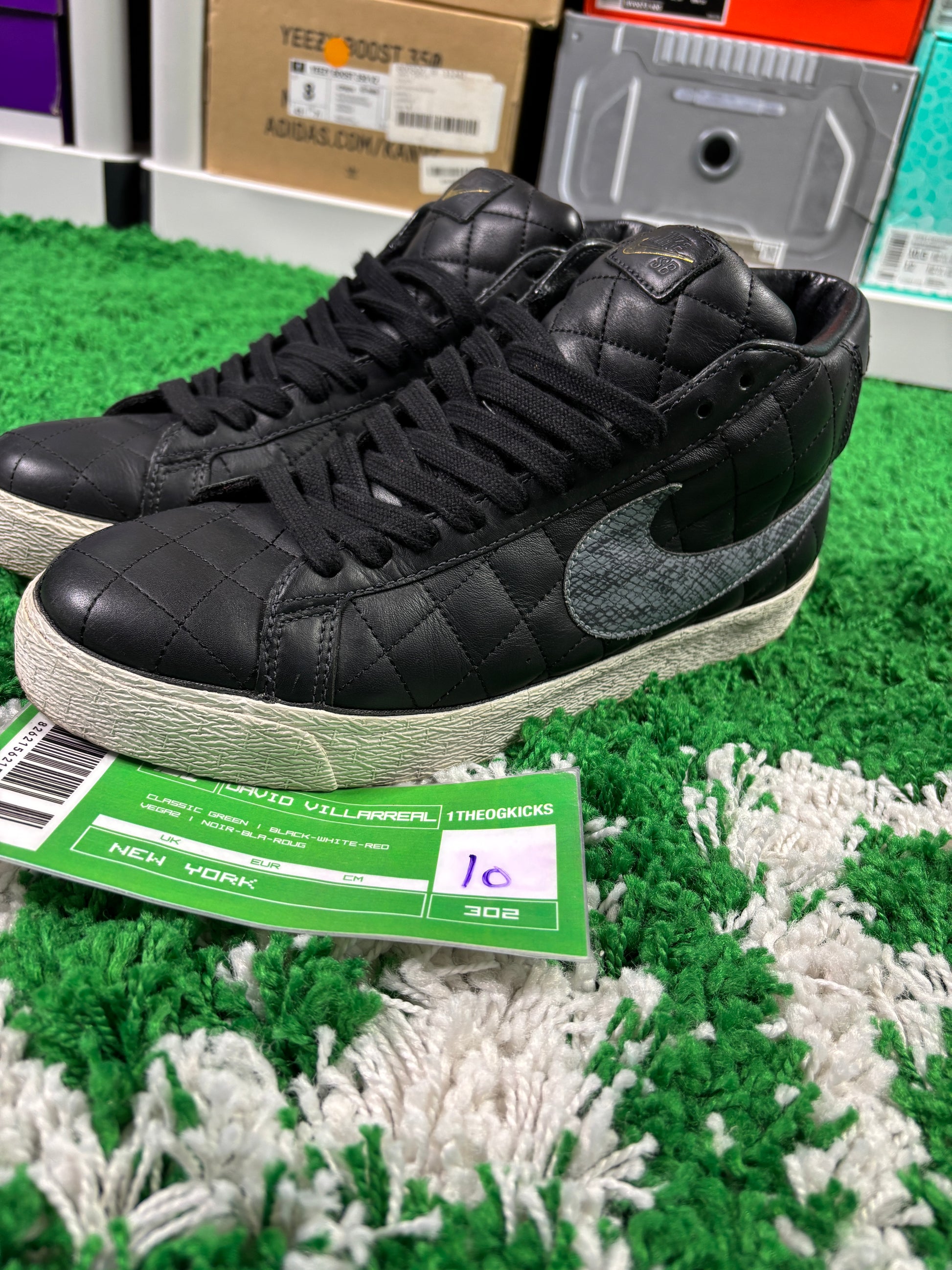 Nike Sb Black Supreme Blazer - Size 10