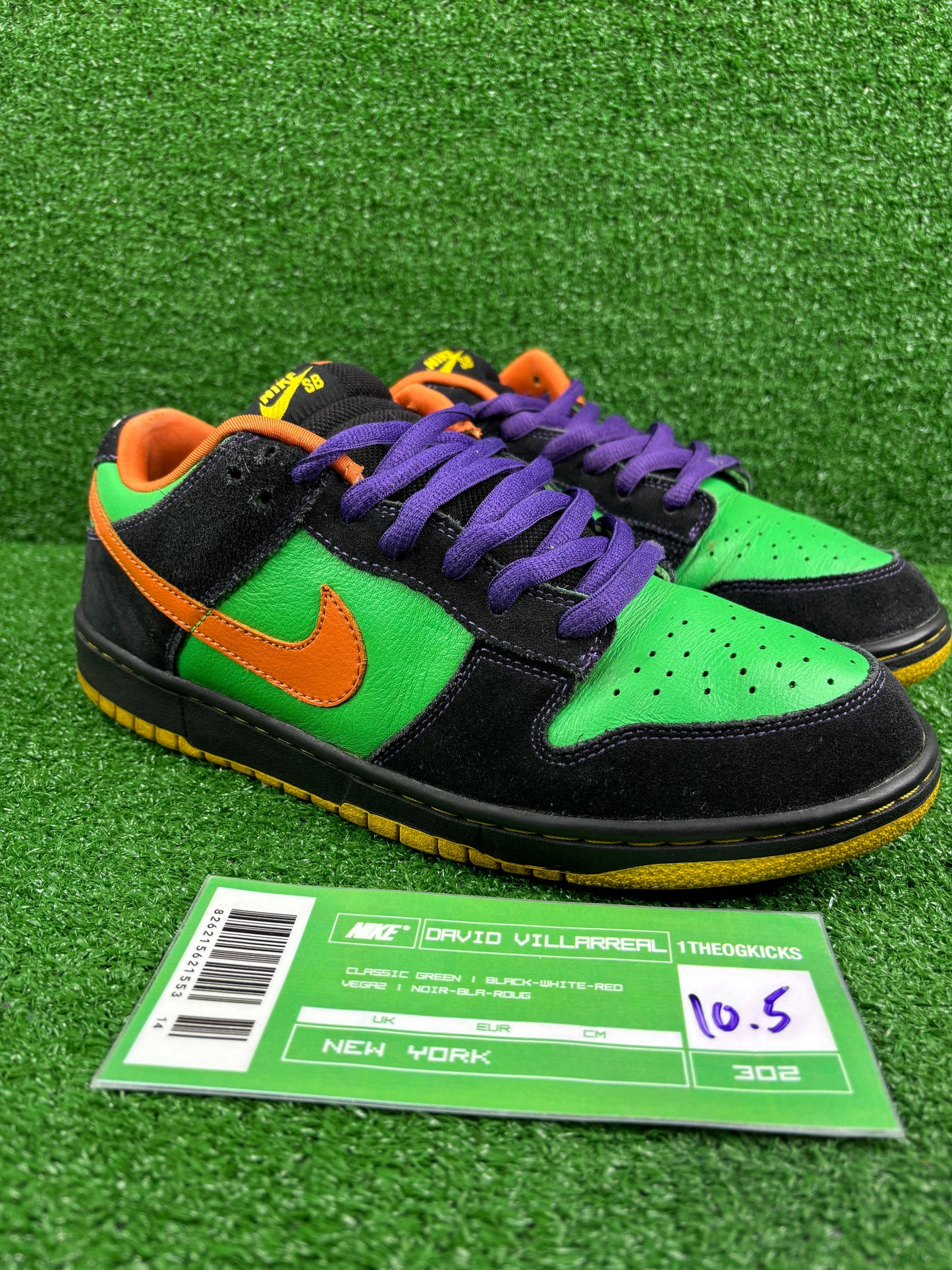 Nike Sb Green Sparks - Size 10.5