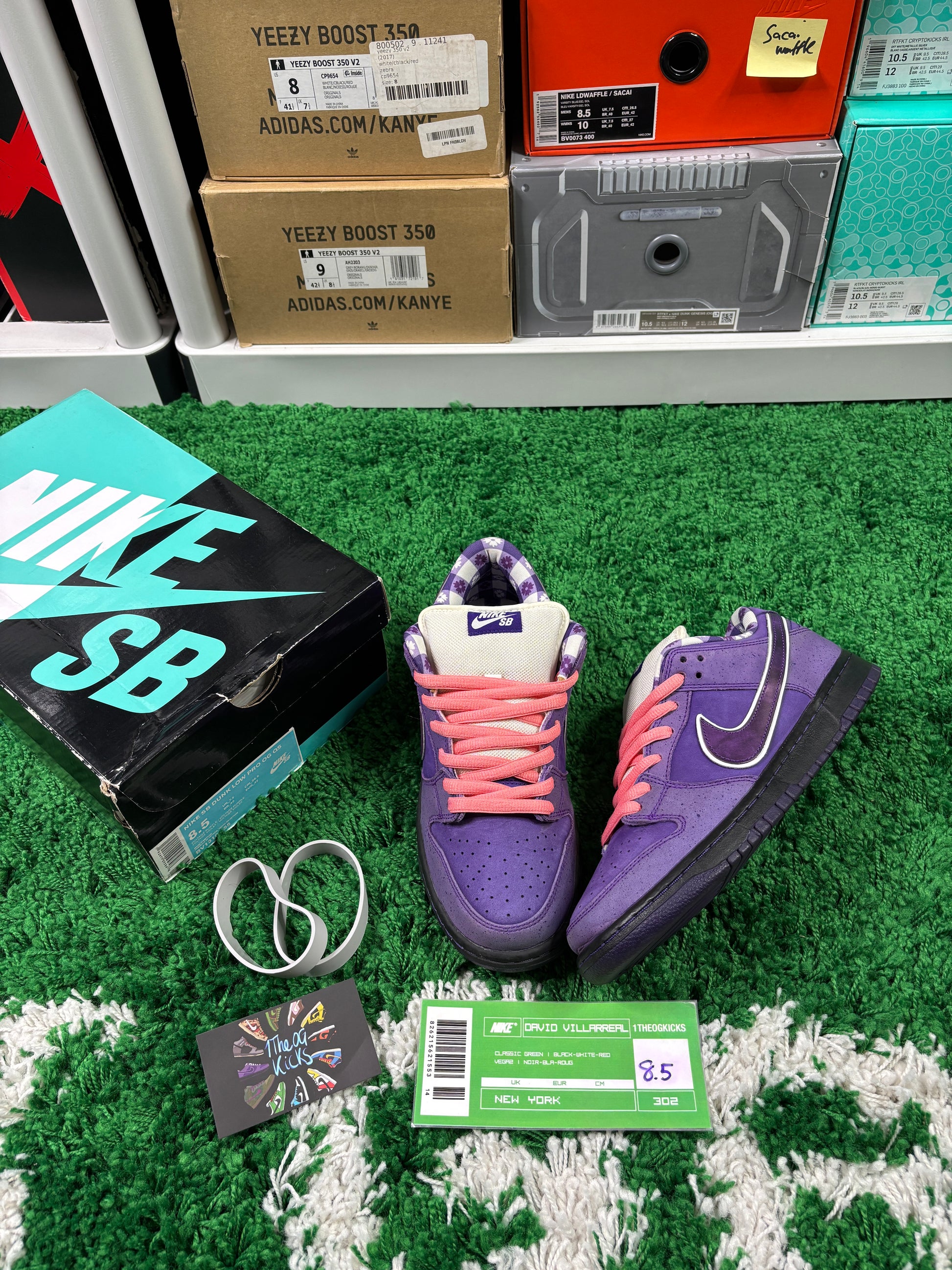 Nike Sb Purple Lobsters - Size 8.5