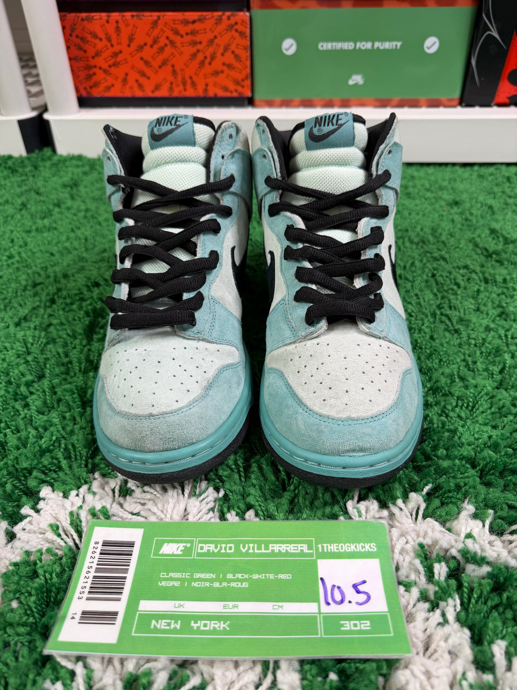 Nike Sb Sea Crystal Highs - Size 10.5
