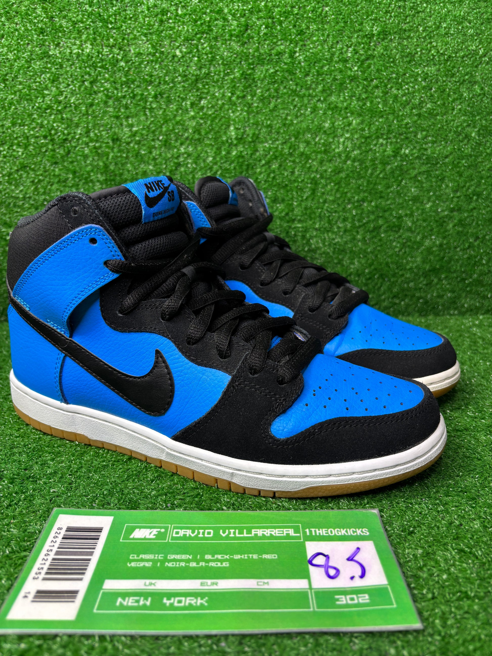 Nike Sb Blue Fury Highs - Size 8.5