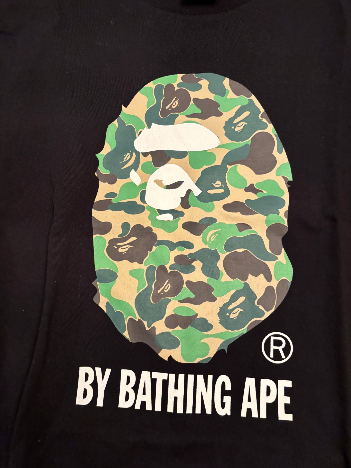 BAPE ABC Camo Big Ape Head Tee - Size XL