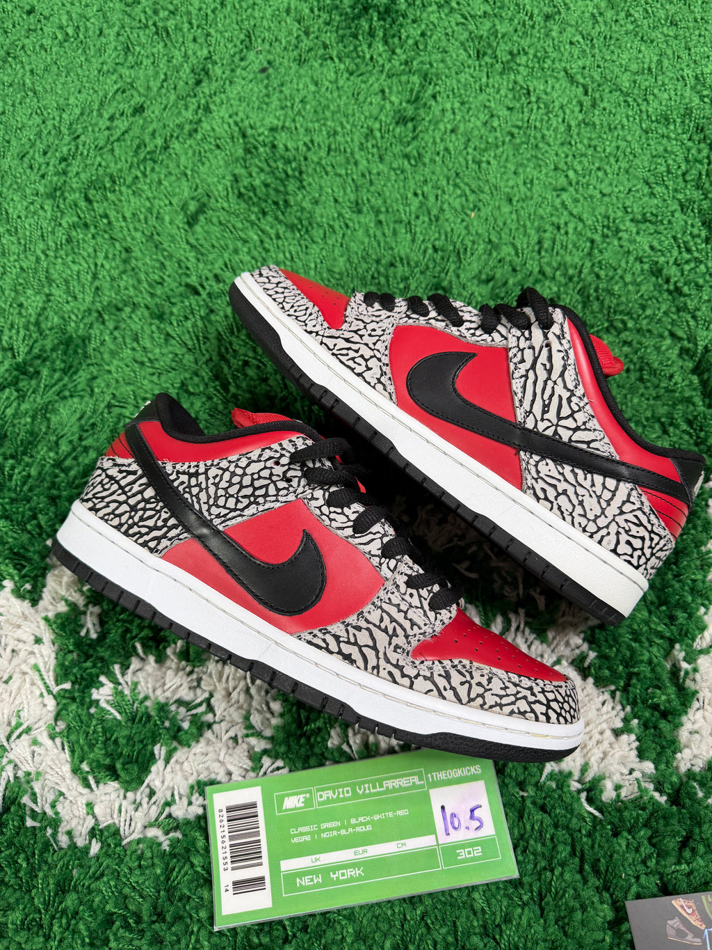 Nike Sb Red Supreme Lows - Size 10.5