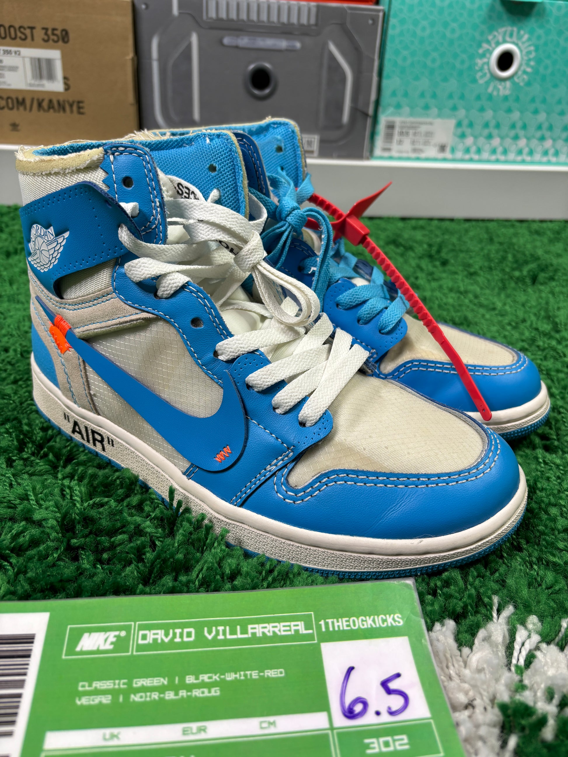 Jordan 1 OFF WHITE UNC- size 6.5