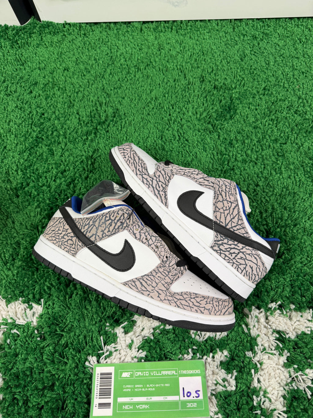 Nike Sb White Supreme Lows - Size 10.5