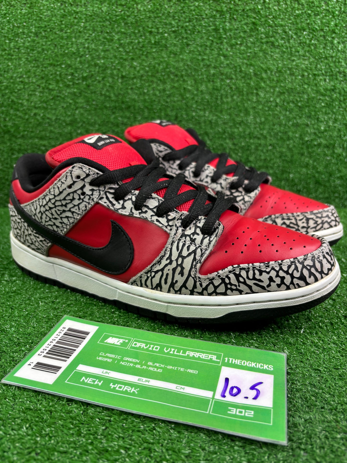 Nike Sb Red Supreme Low - Size 10.5