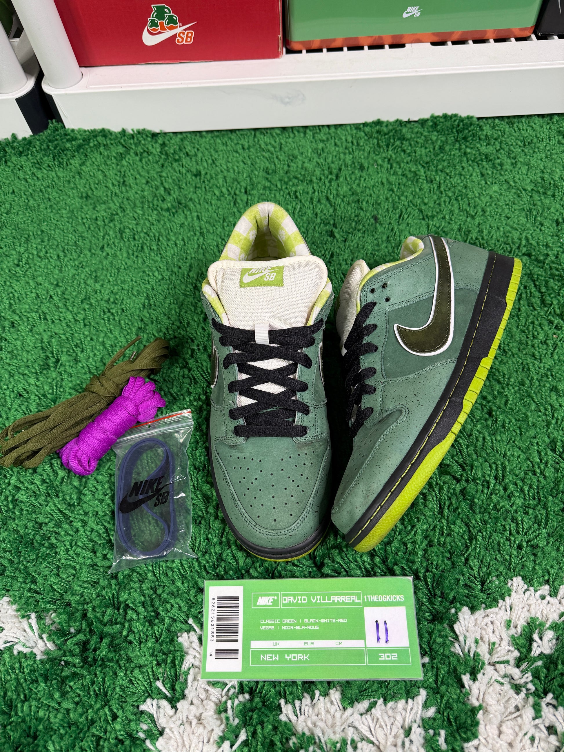 Nike Sb Green Lobsters - Size 11