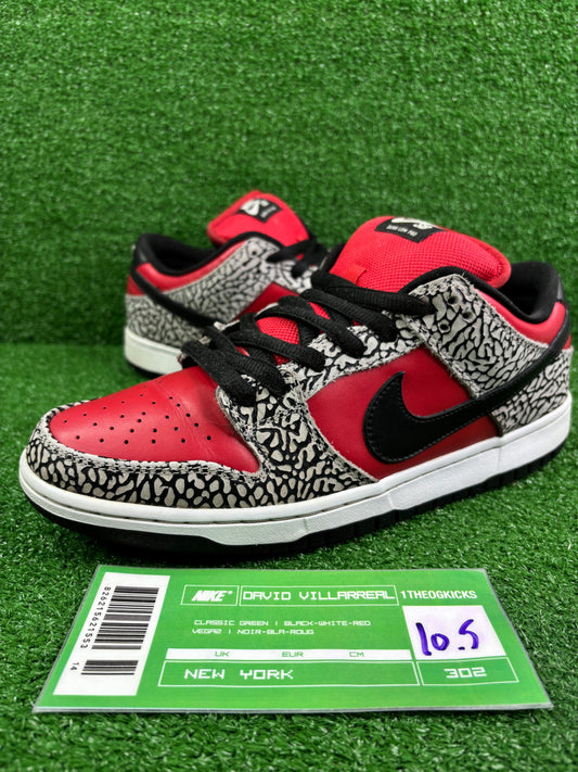 Nike Sb Red Supreme Low - Size 10.5