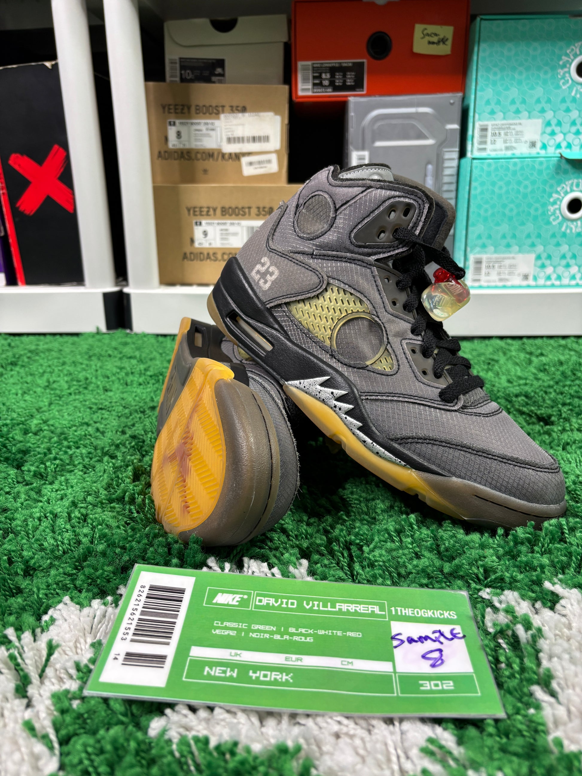 Jordan 5 Off-White Muslin SAMPLE - Size 8