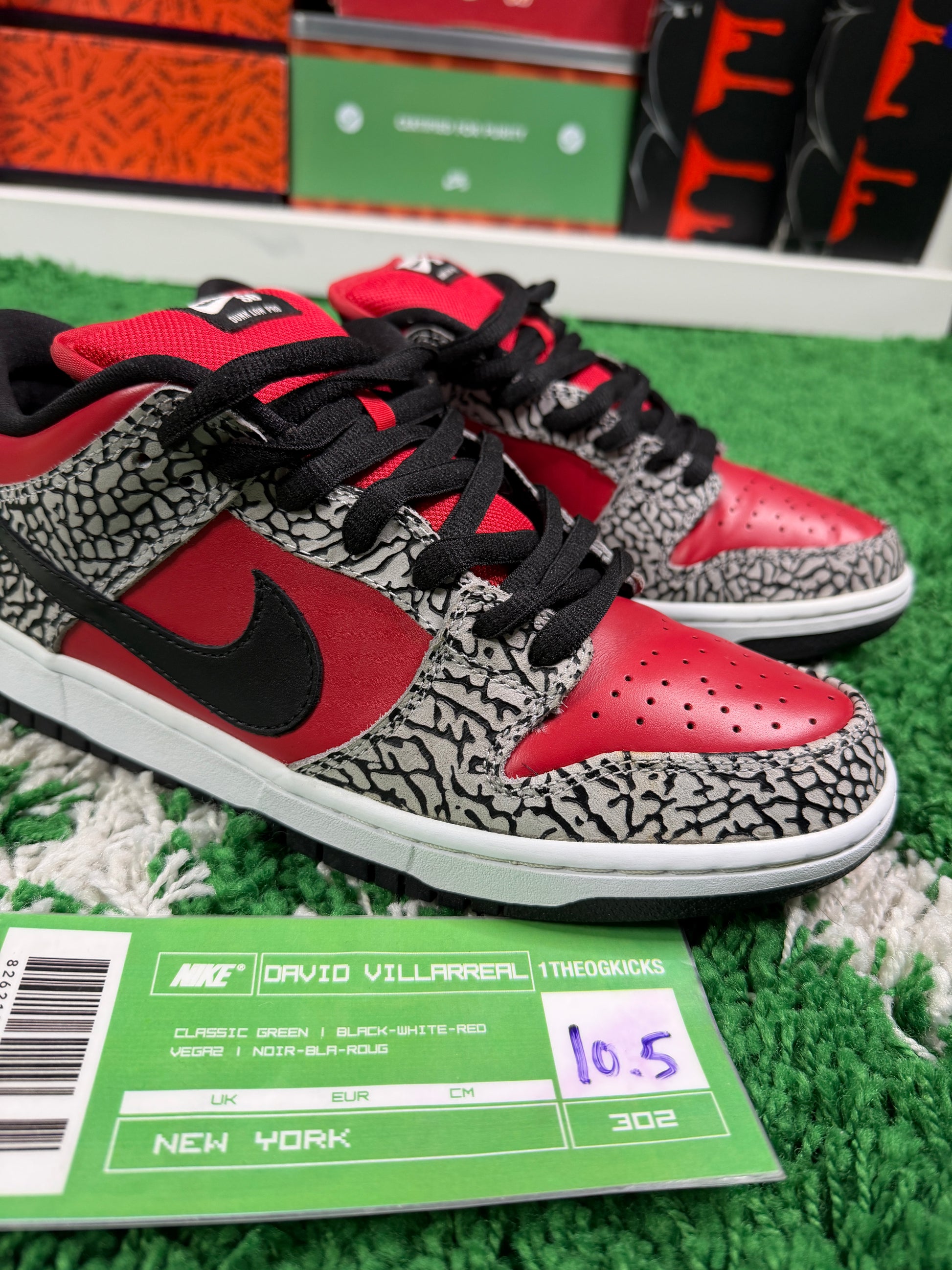 Nike Sb Red Supreme Lows - Size 10.5