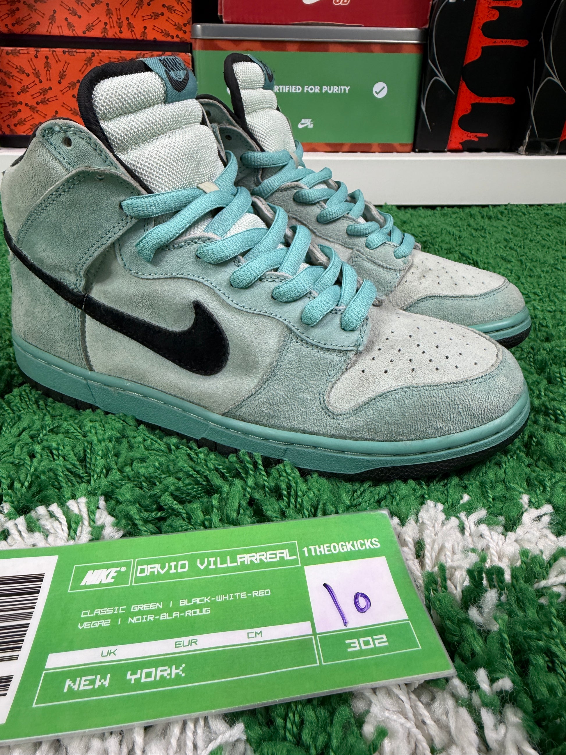 Nike Sb Sea Crystal Highs - Size 10