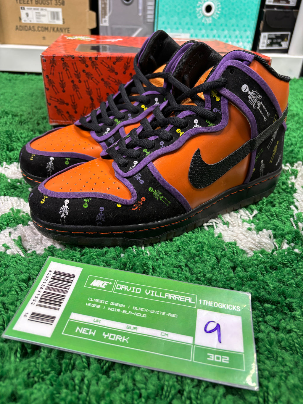 Nike Dunk Day of the Dead Custom Sample - Size 9