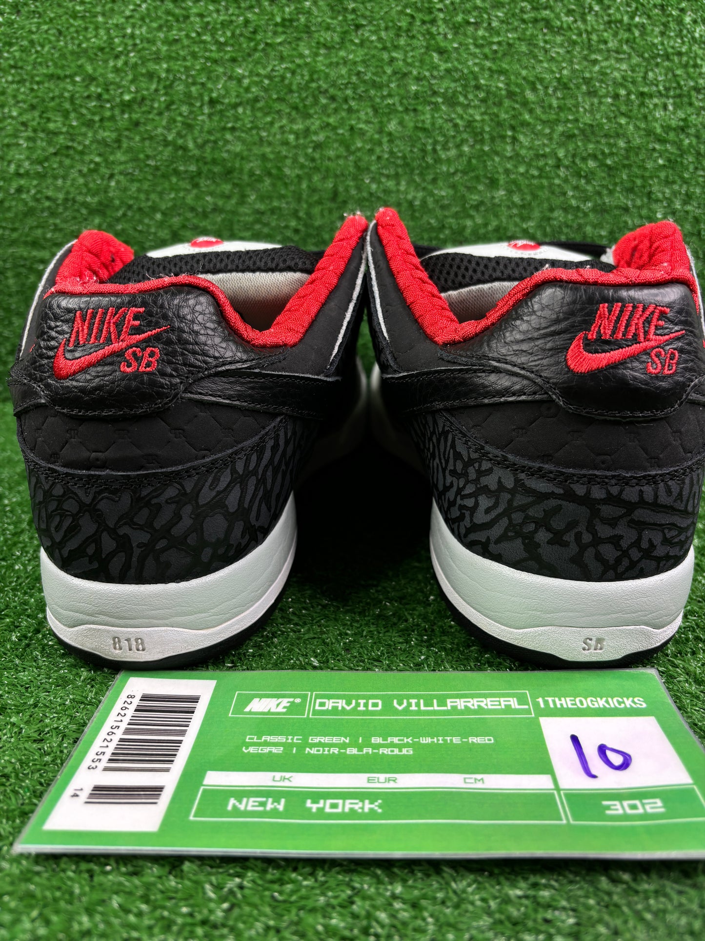 Nike Sb P-rod Black Supreme - Size 10