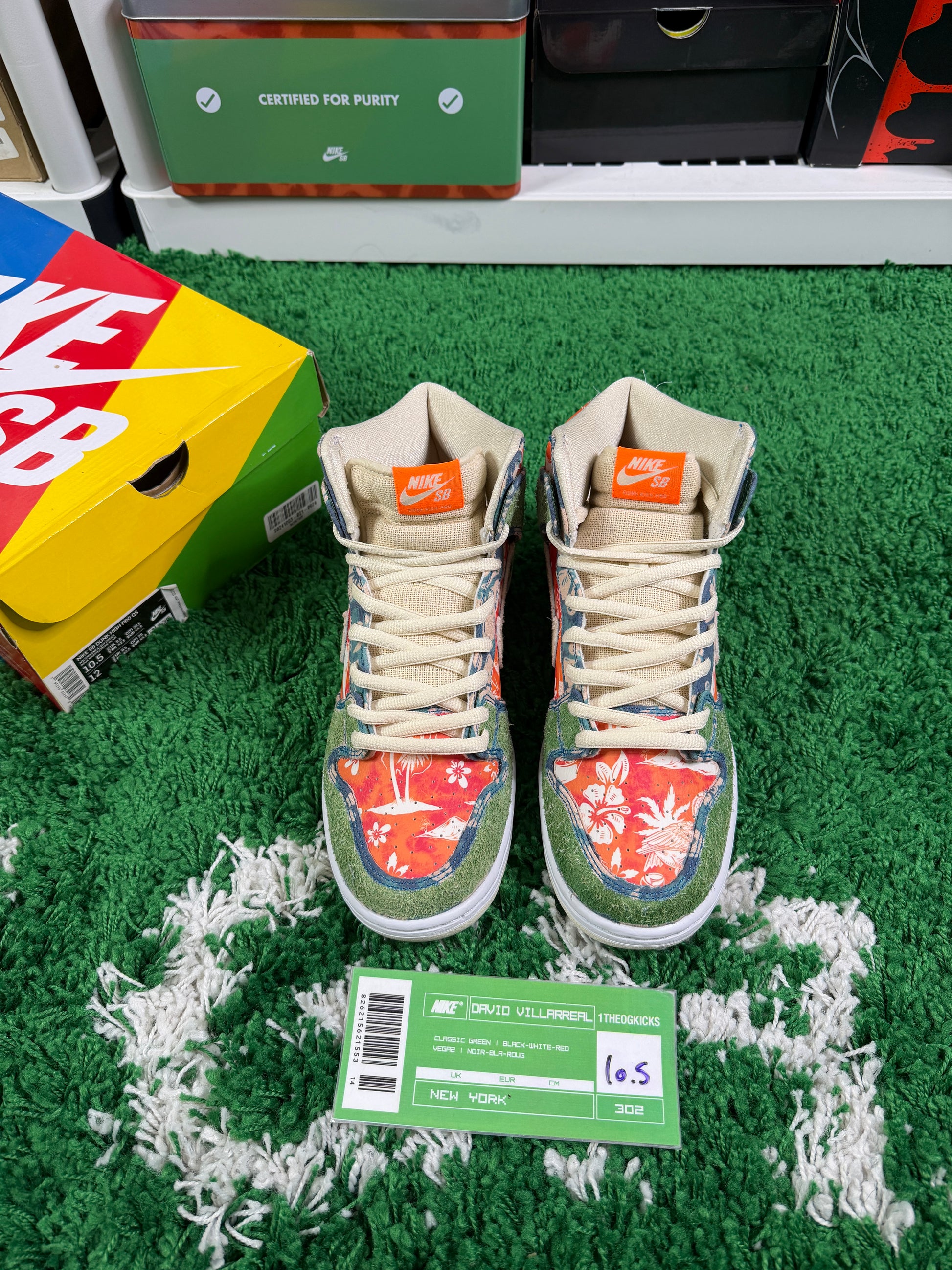 Nike Sb Hawaii High *Carved* - Size 10.5