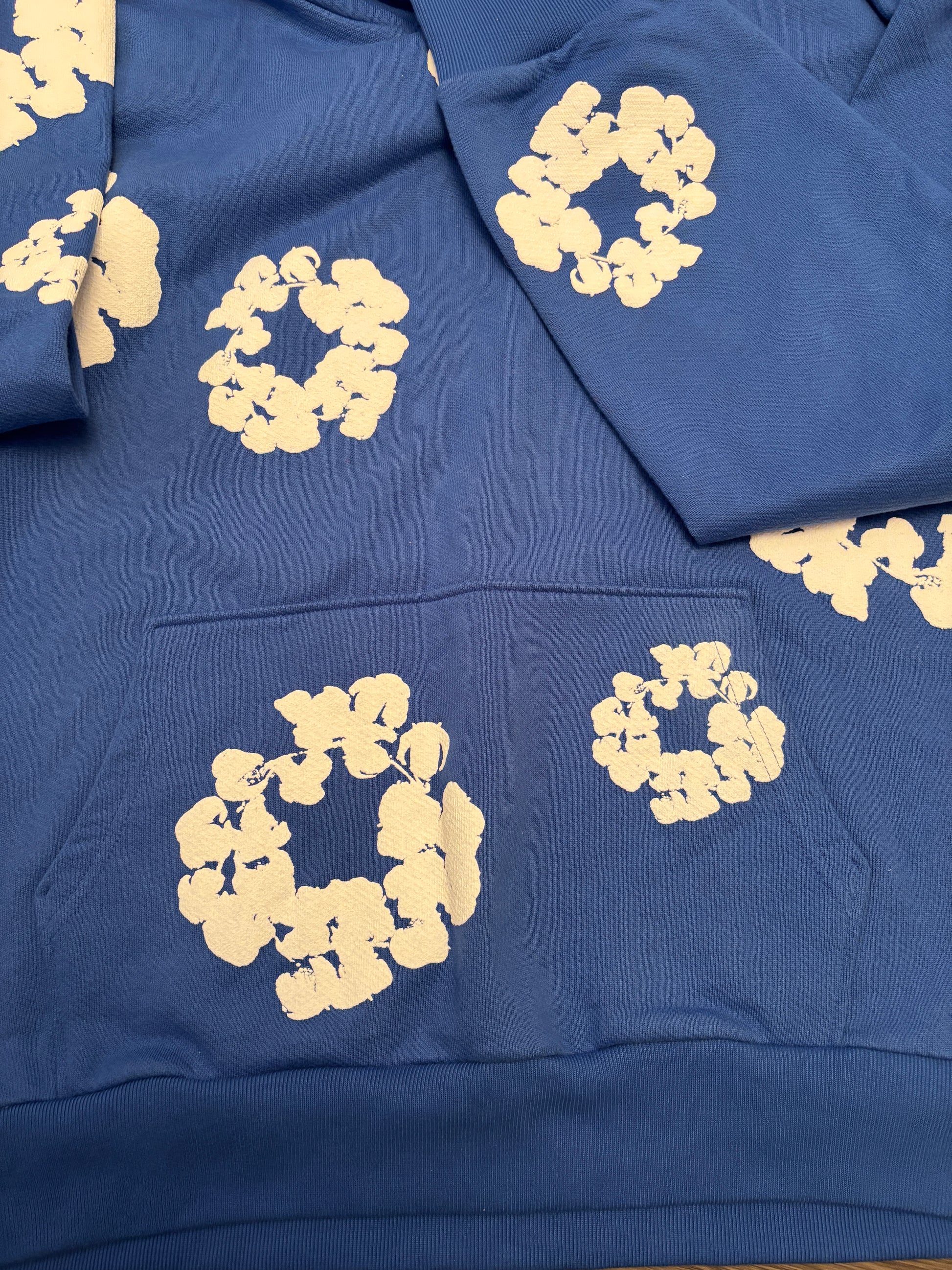 Denim Tears The Cotton Wreath Sweatshirt 'Royal Blue' - Size XXL