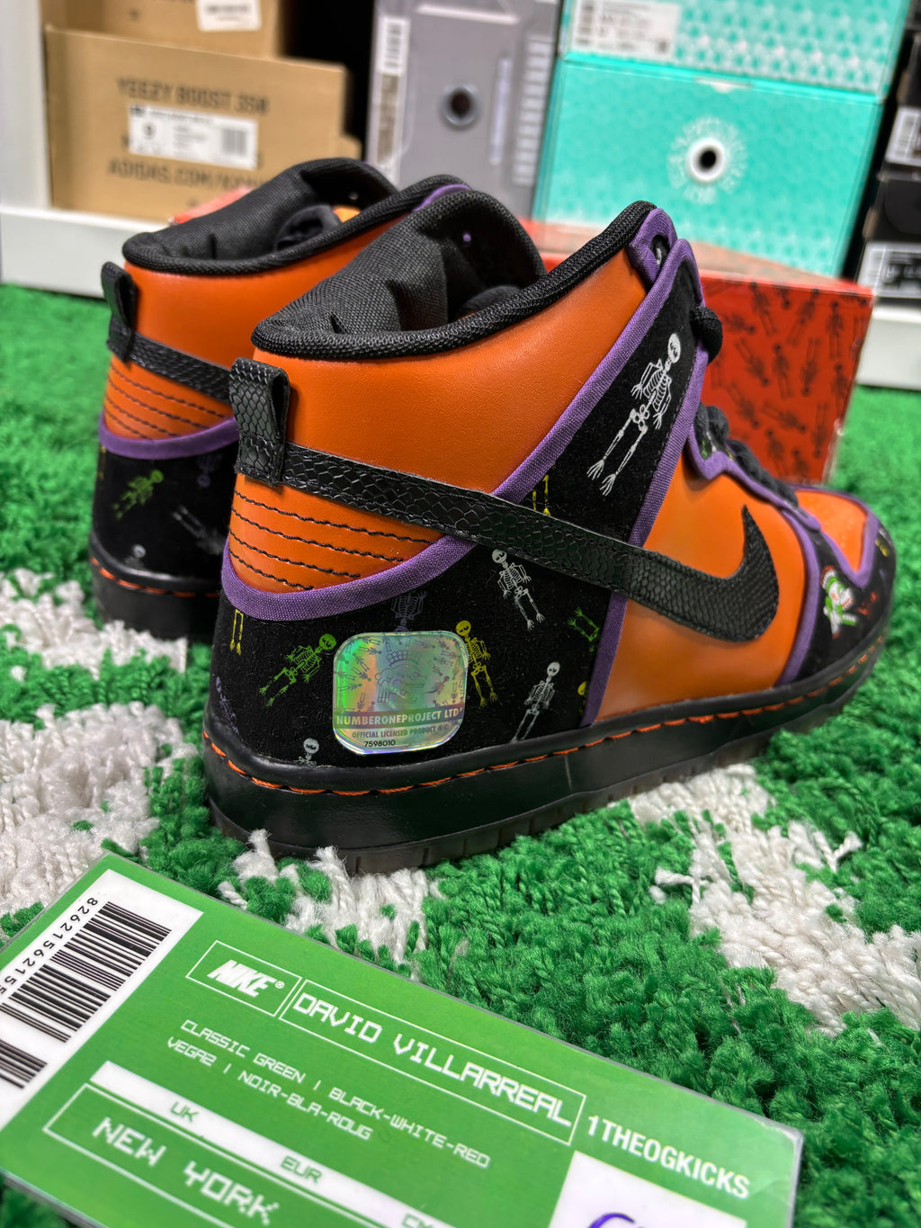 Nike Dunk Day of the Dead Custom Sample - Size 9