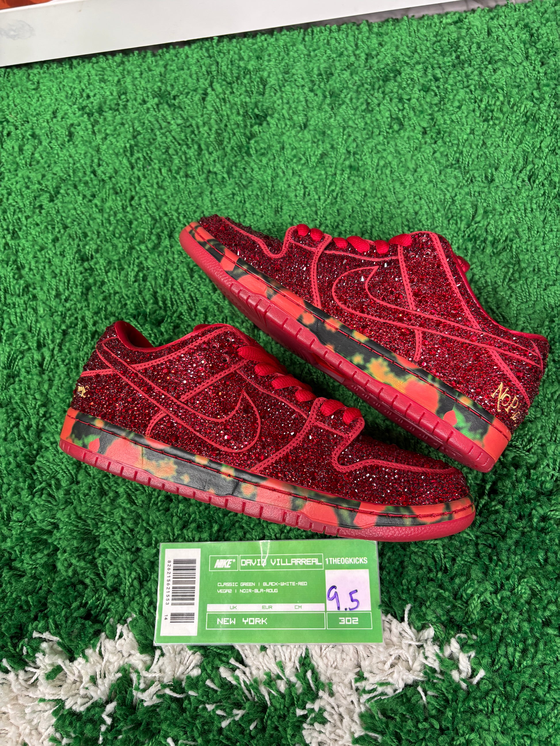 Nike Sb Wizard of Oz Dorthy Custom - Size 9.5