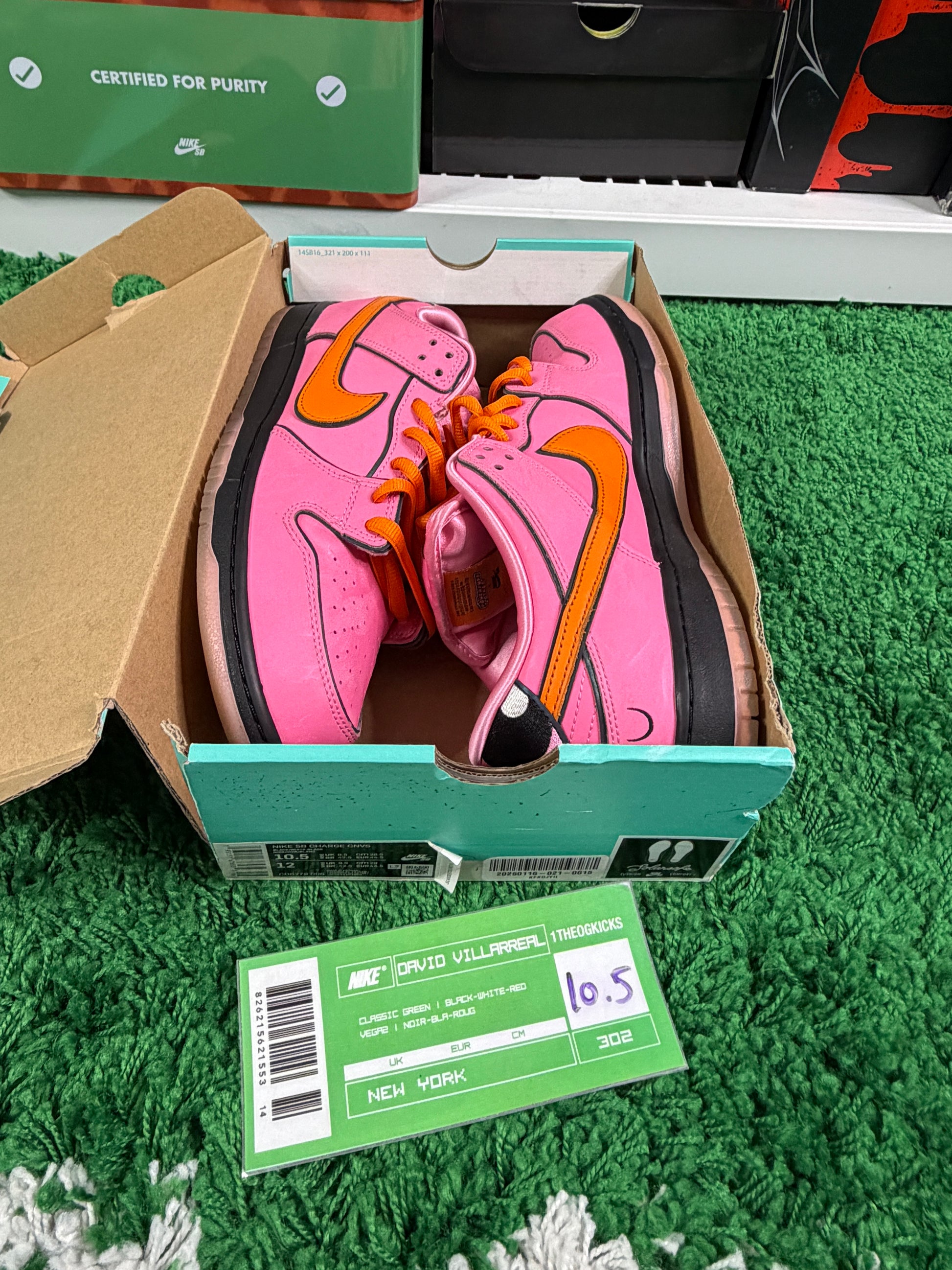 Nike Sb Power Puff Girls Blossom - Size 10.5