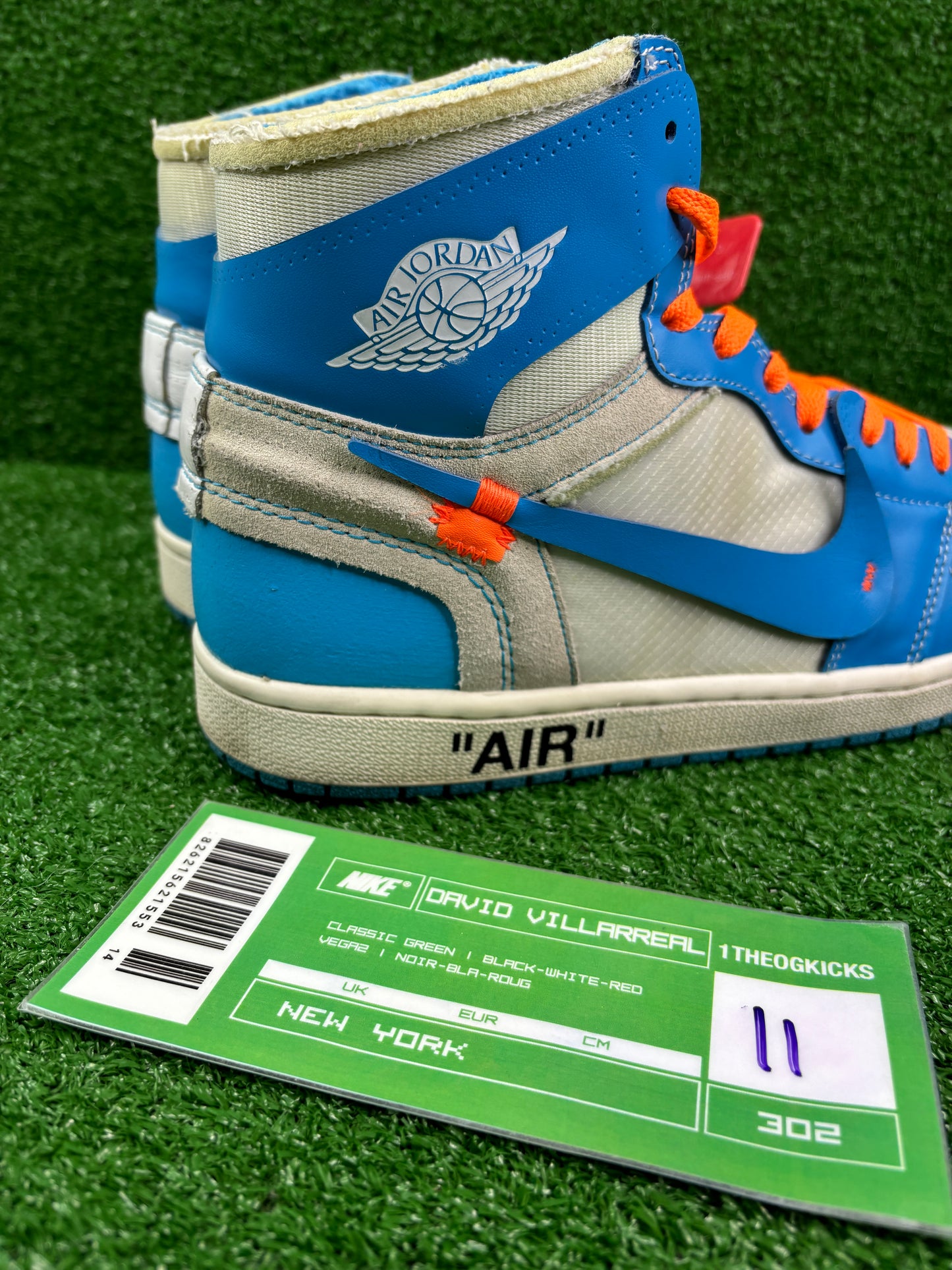 Jordan 1 OFF WHITE UNC - size 11