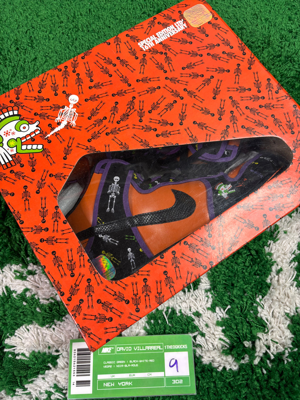 Nike Dunk Day of the Dead Custom Sample - Size 9