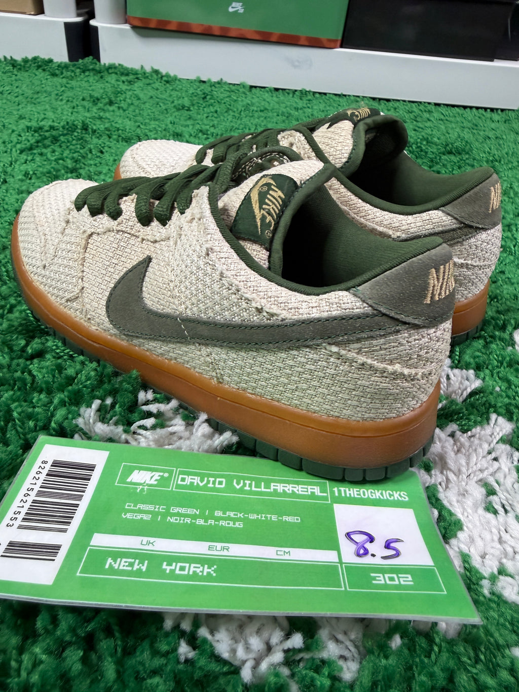 Nike Sb Bonsai Hemps - Size 8.5