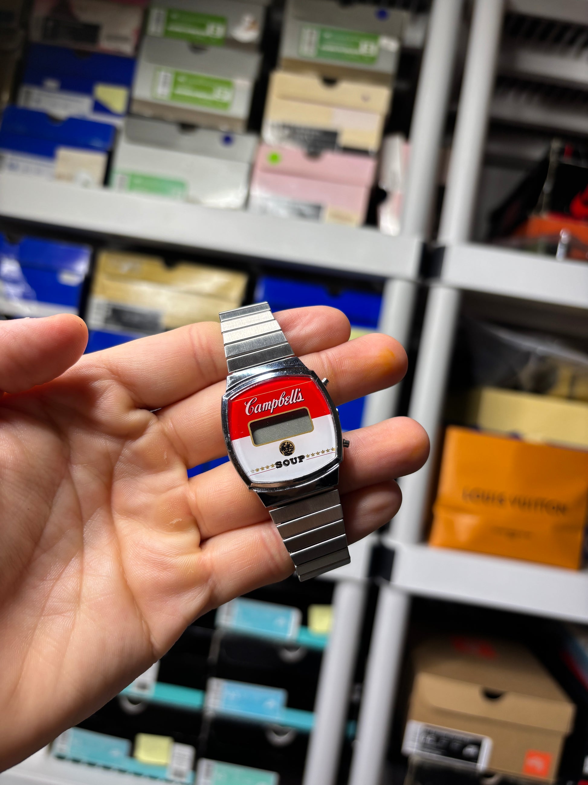 Supreme Campbell Soup Vans Sample - Size 9.5