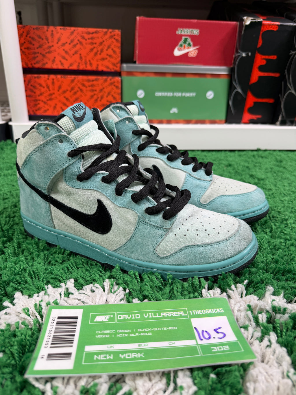 Nike Sb Sea Crystal Highs - Size 10.5