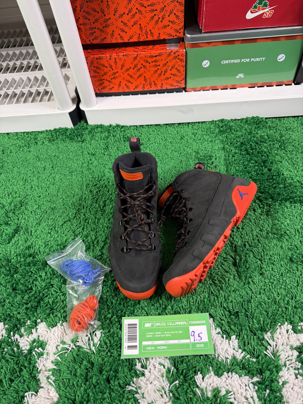 Jordan 9 Gators PE Sample - Size 9.5