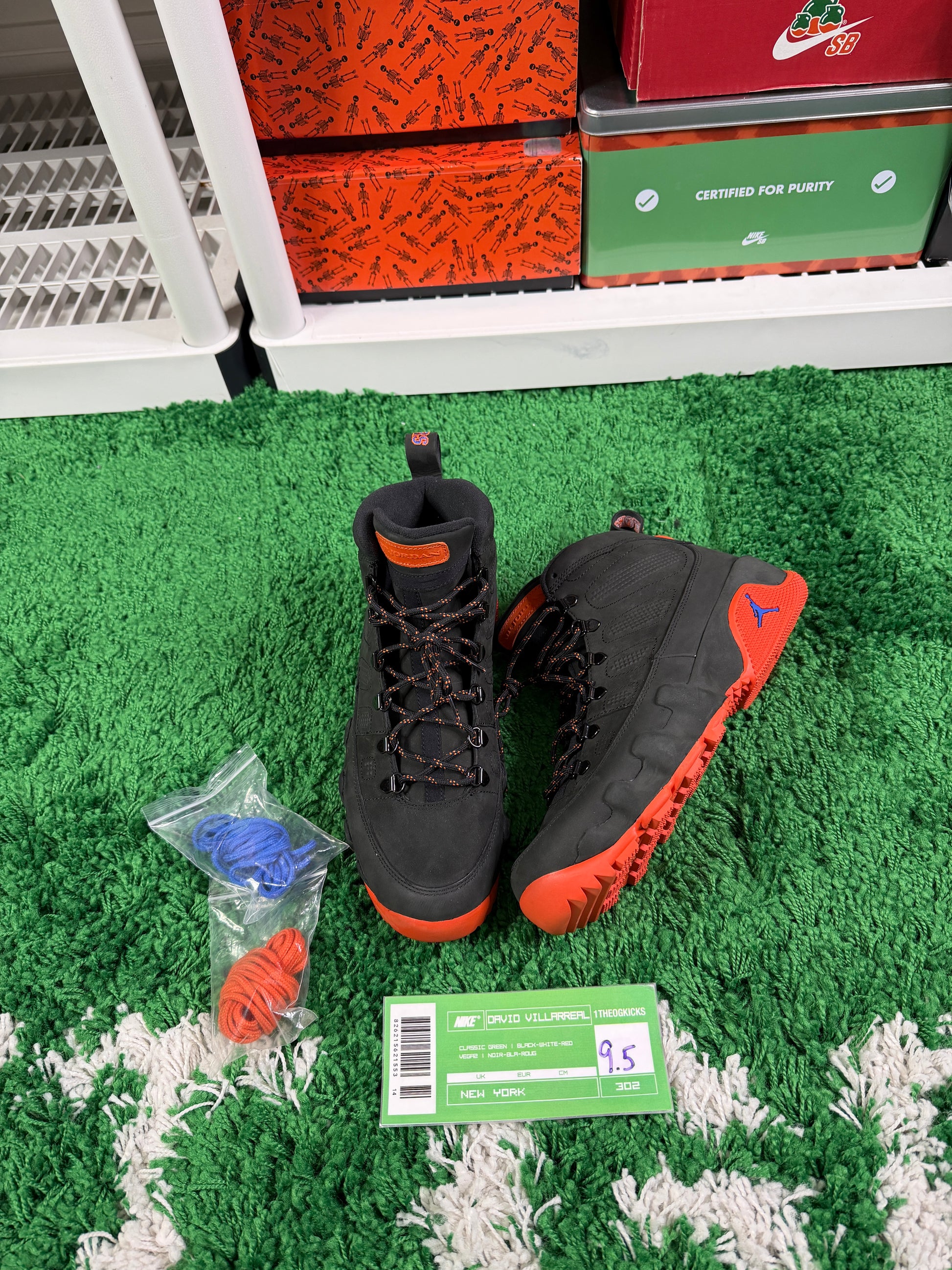 Jordan 9 Gators PE Sample - Size 9.5