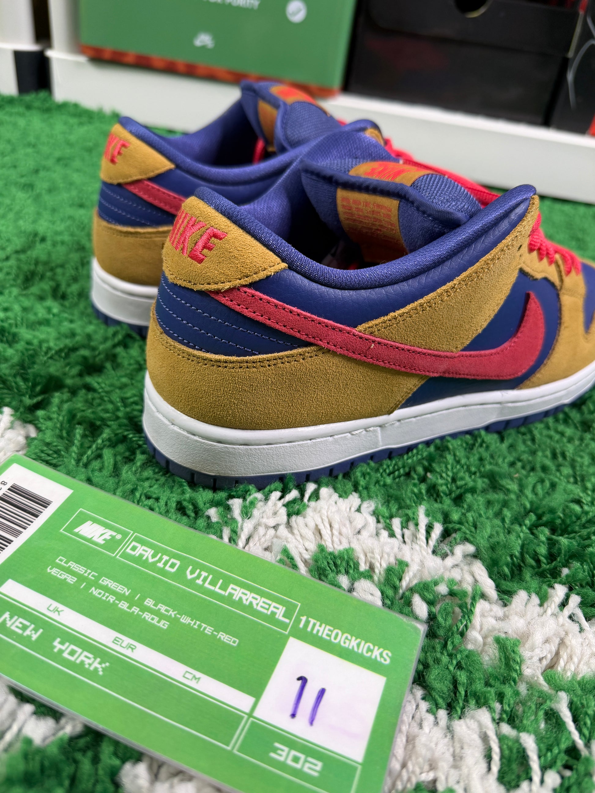 Nike Sb Reverse Papa Bear Lows - Size 11