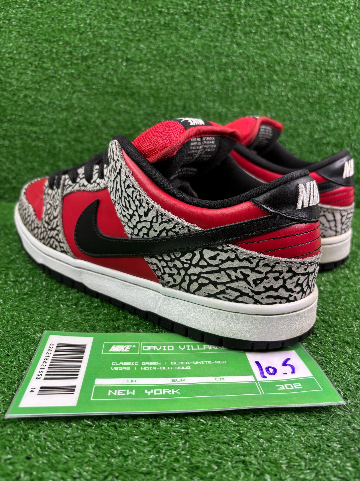 Nike Sb Red Supreme Low - Size 10.5