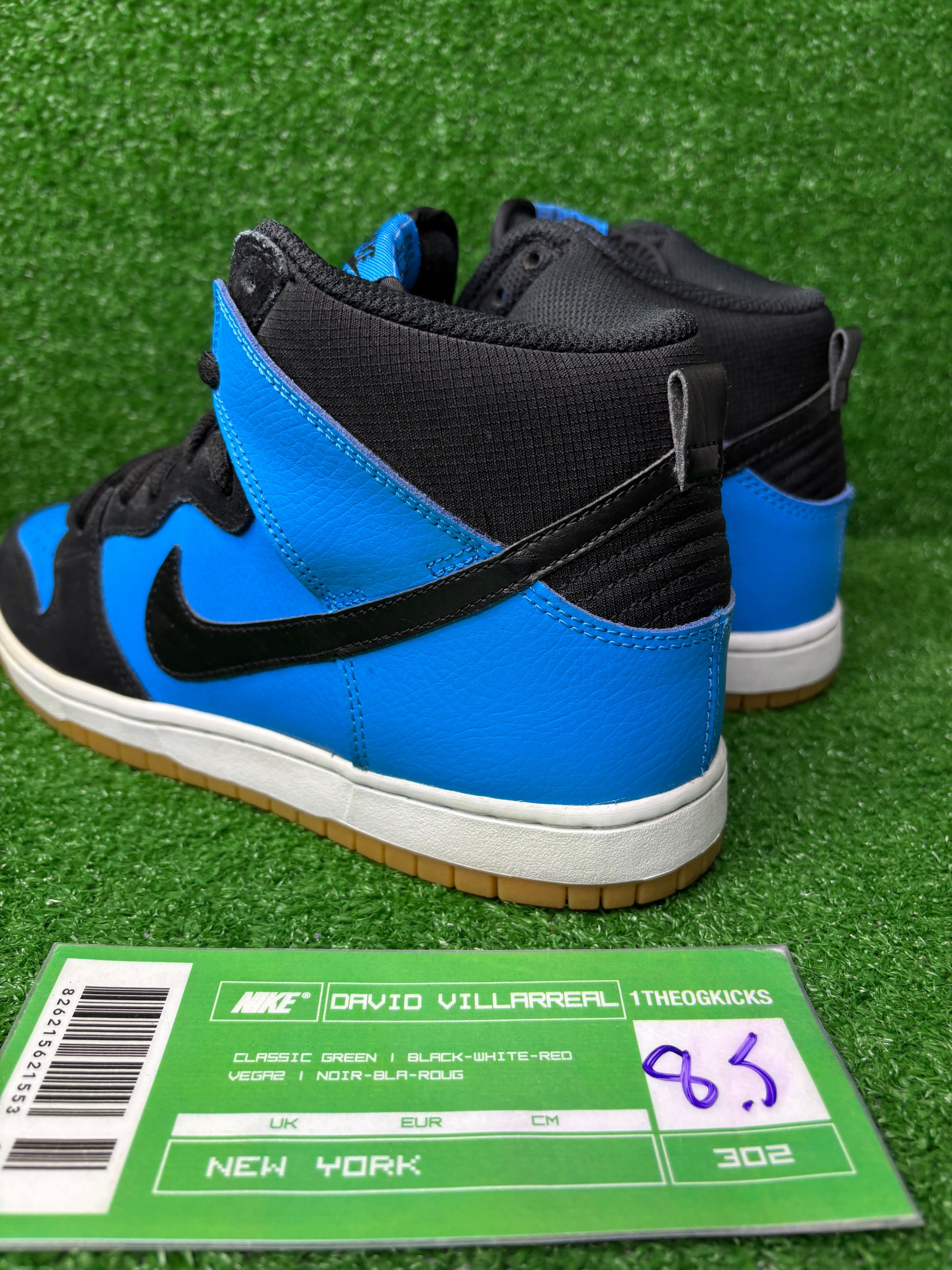 Nike Sb Blue Fury Highs - Size 8.5
