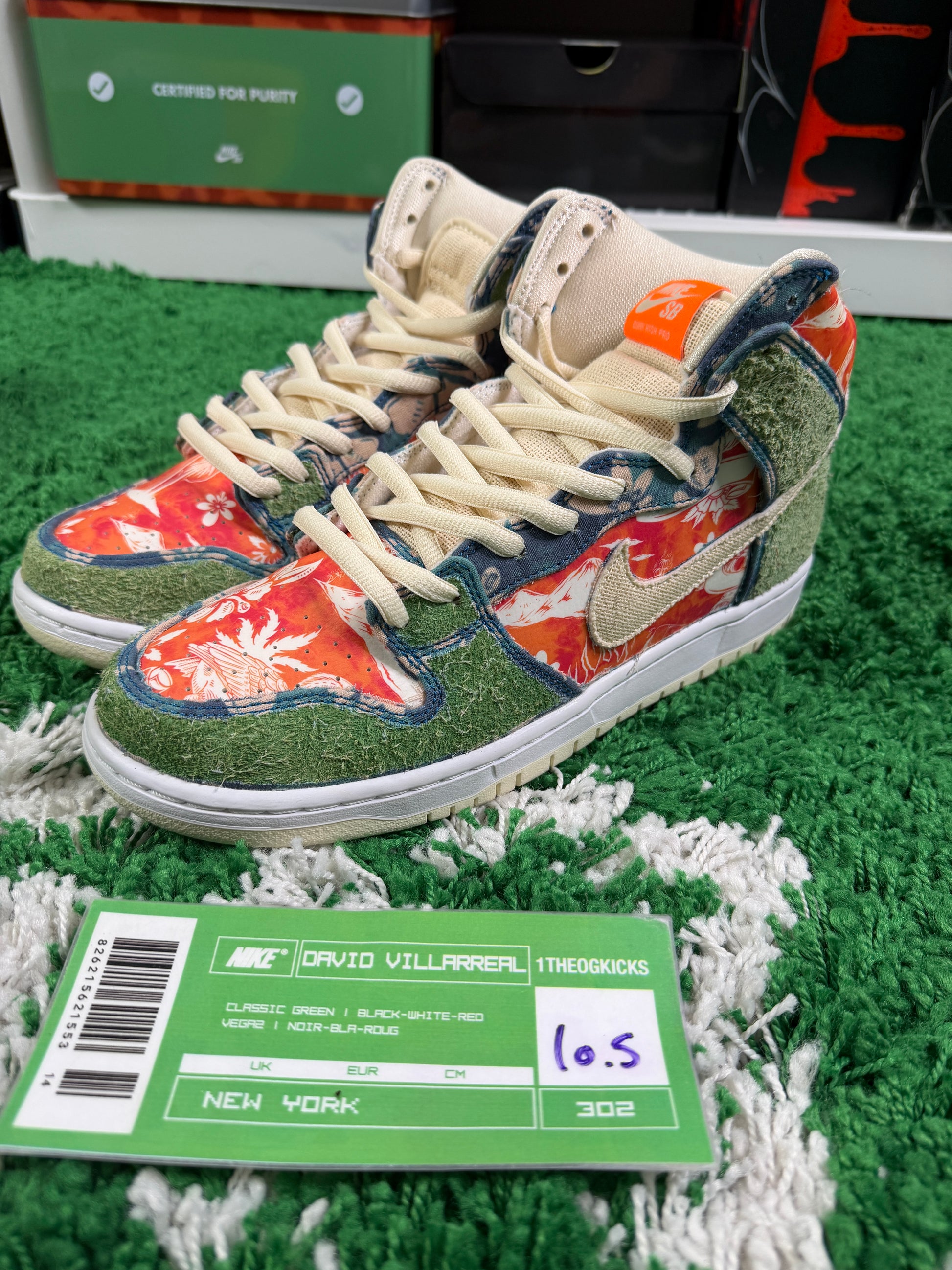 Nike Sb Hawaii High *Carved* - Size 10.5