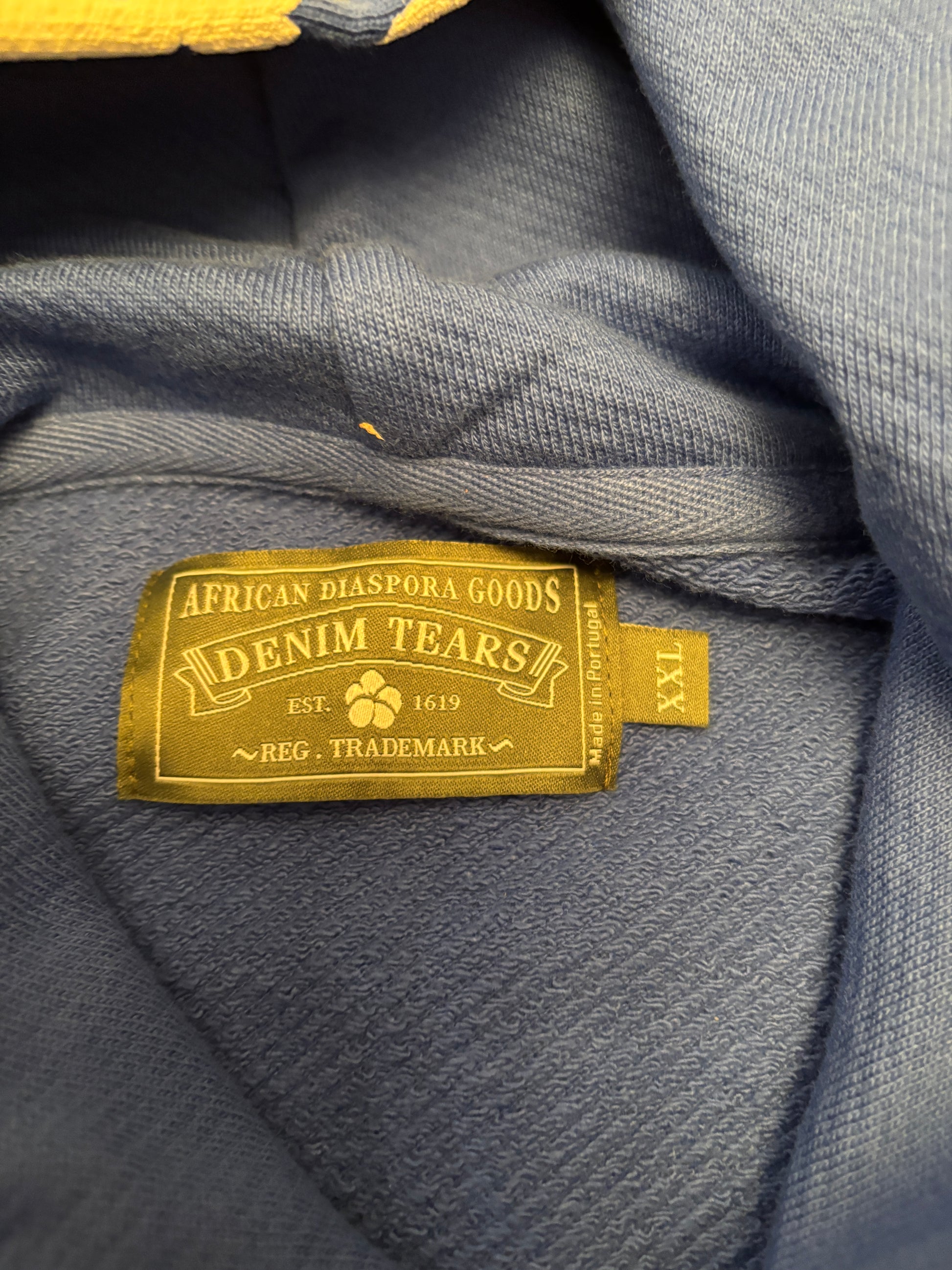 Denim Tears The Cotton Wreath Sweatshirt 'Royal Blue' - Size XXL