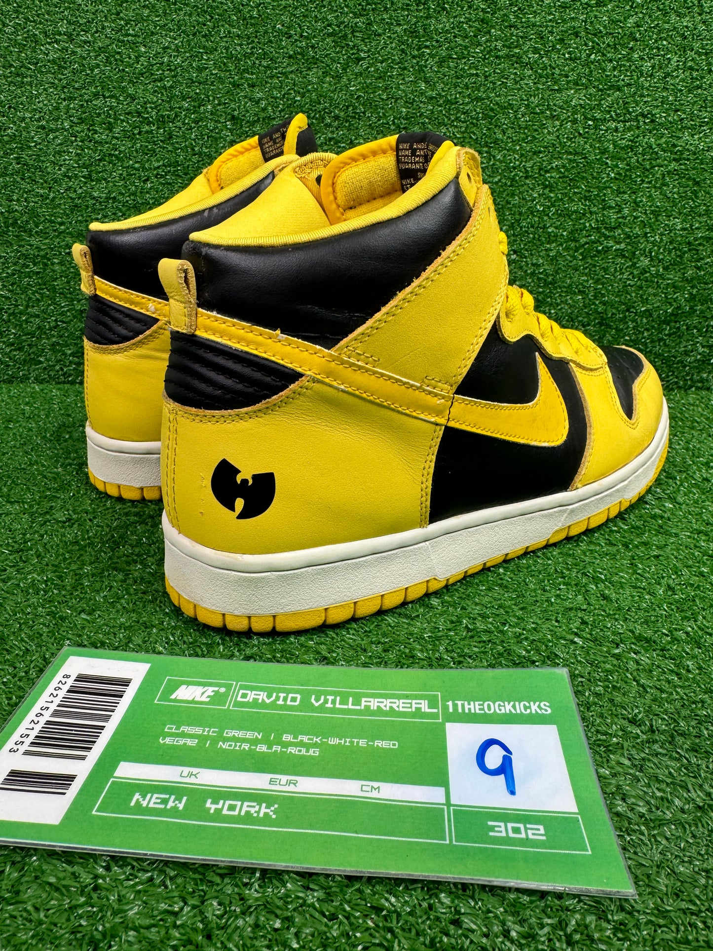 Nike Dunk Hi Wu-Tang Custom’s 1999 - Size 9