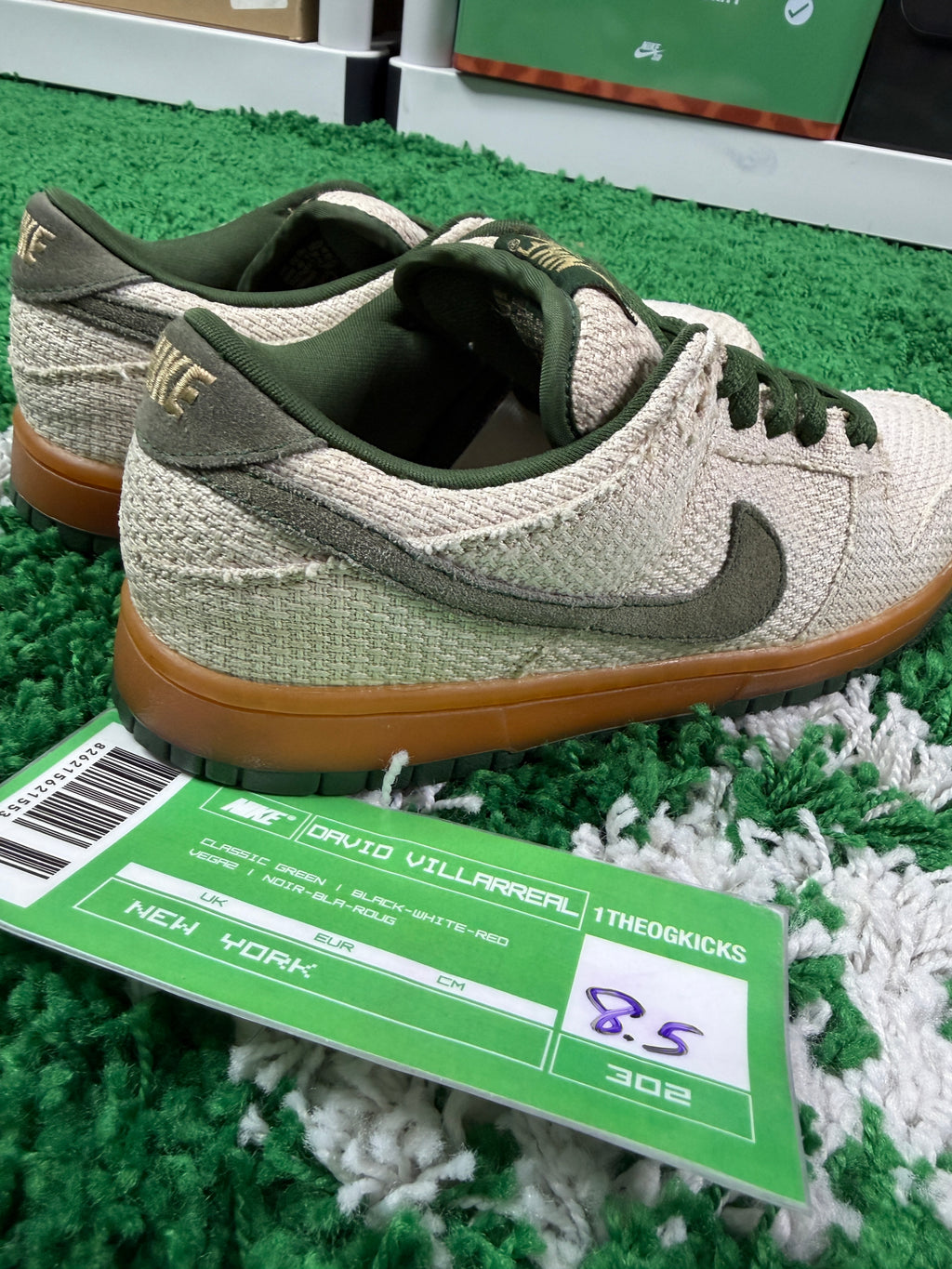 Nike Sb Bonsai Hemps - Size 8.5