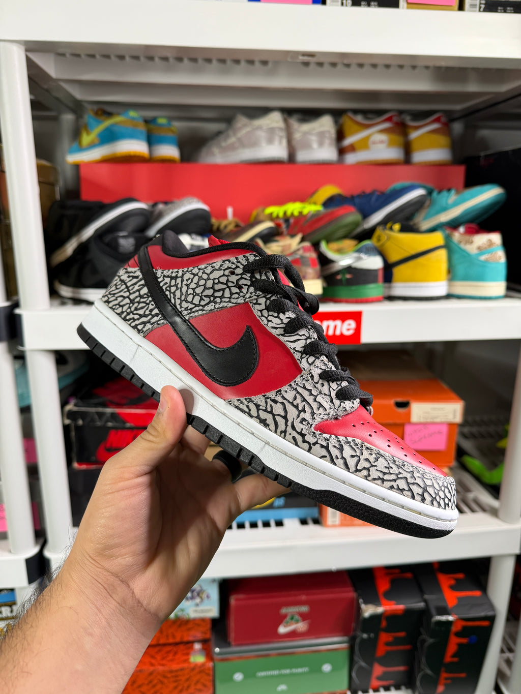 Nike Sb Red Supreme Lows - Size 10.5