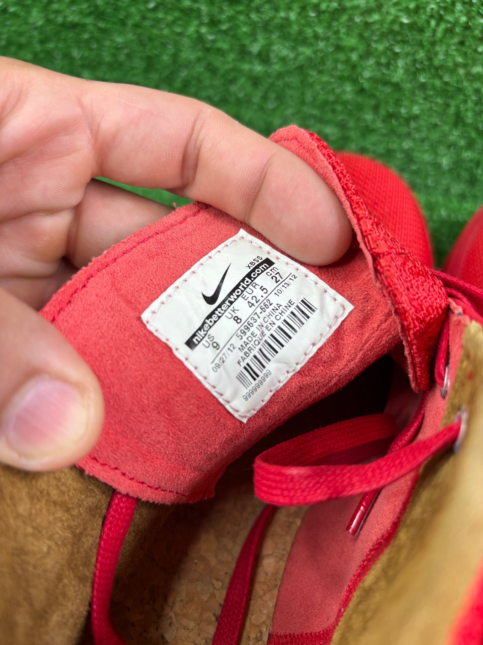 Nike Sb Stefan Janoski Tonal Red Sample - Size 9