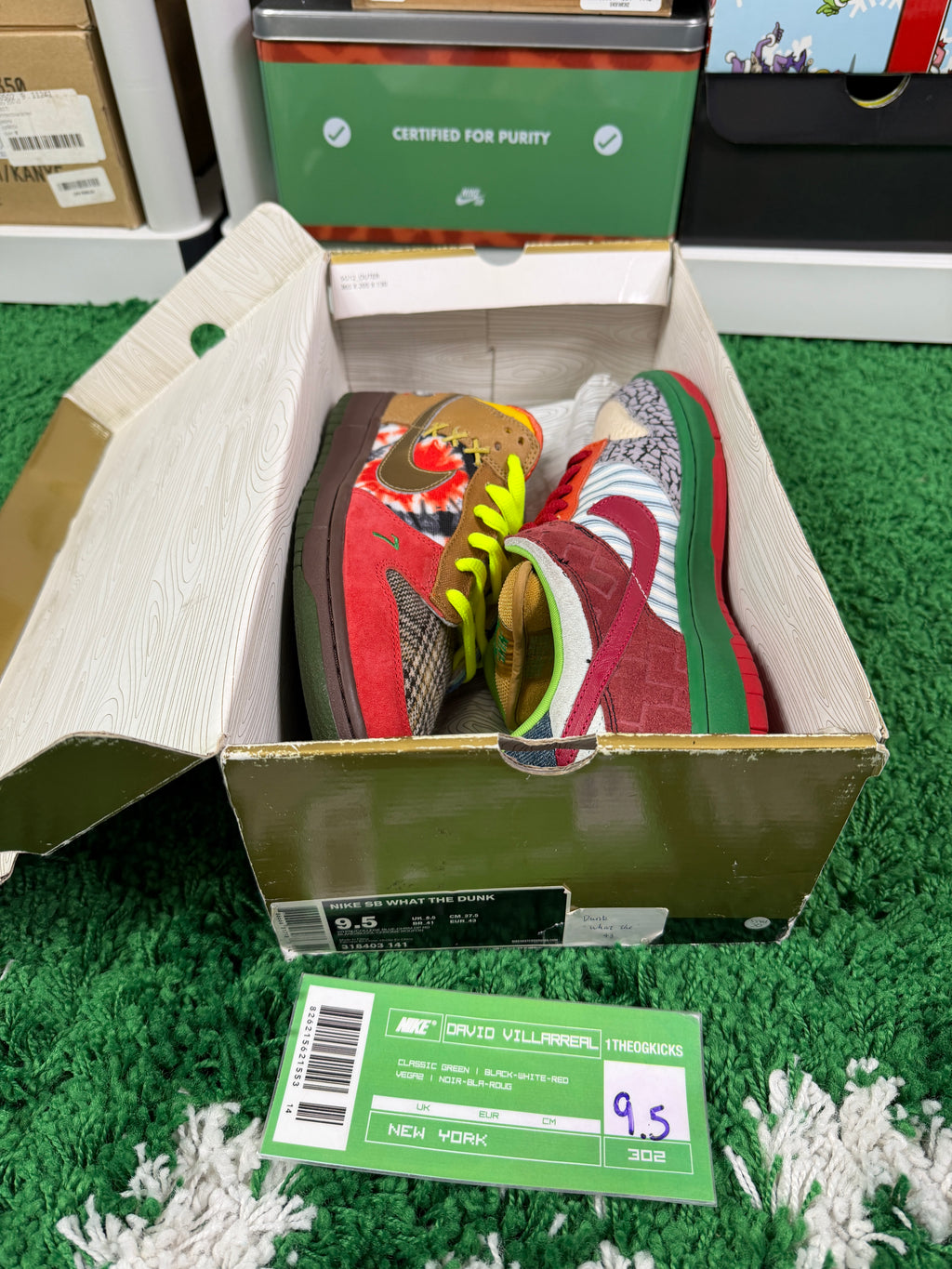 Nike Sb What The Dunks - Size 9.5