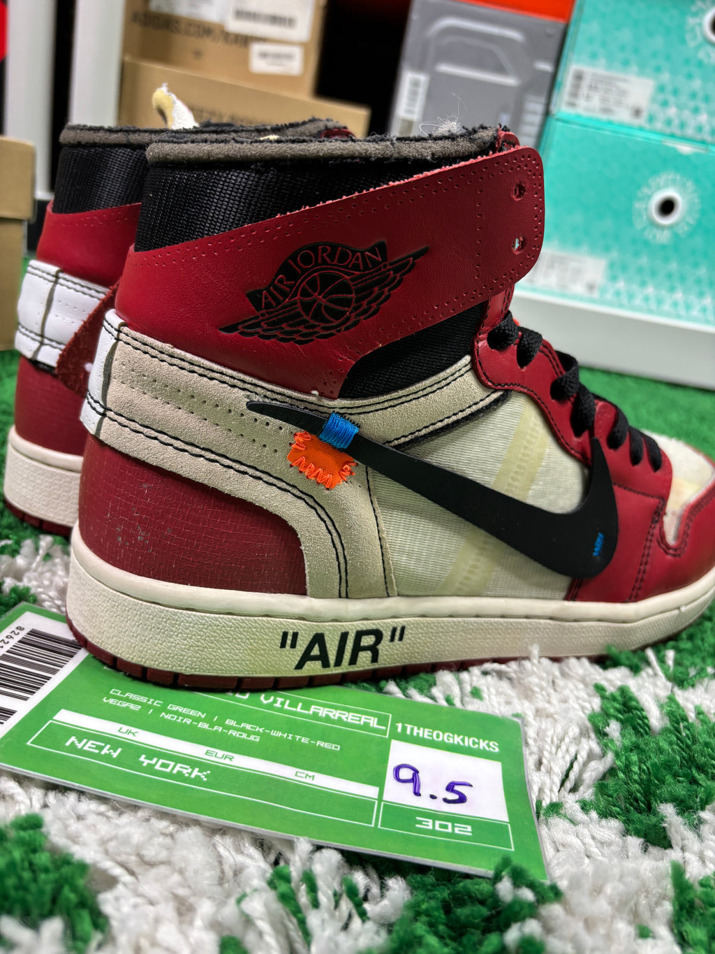 Jordan 1 OFF WHITE Chicago- size 9.5
