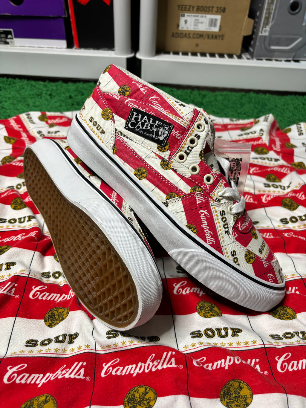 Supreme Campbell Soup Vans Sample - Size 9.5