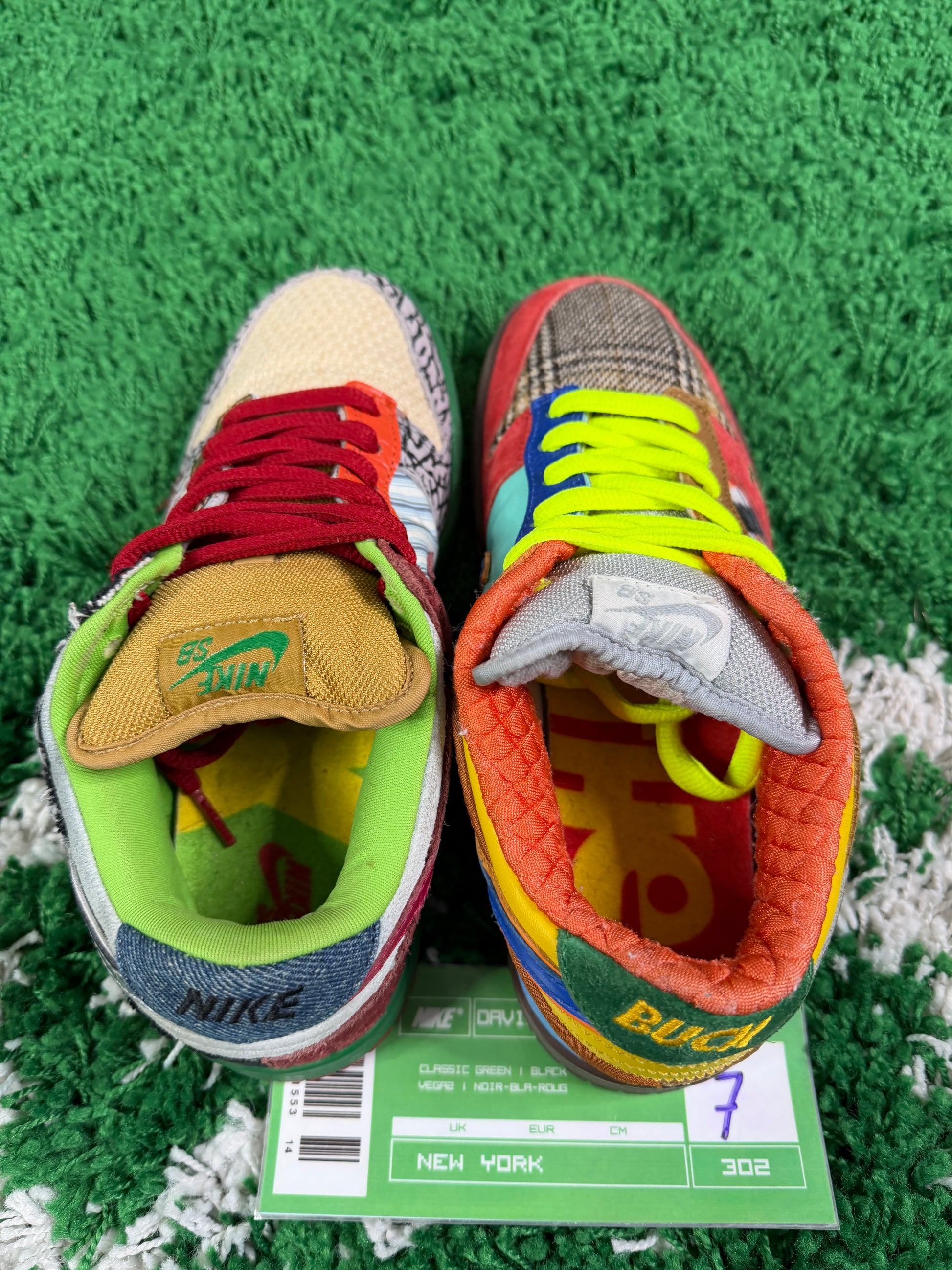 Nike Sb What The Dunks - Size 7