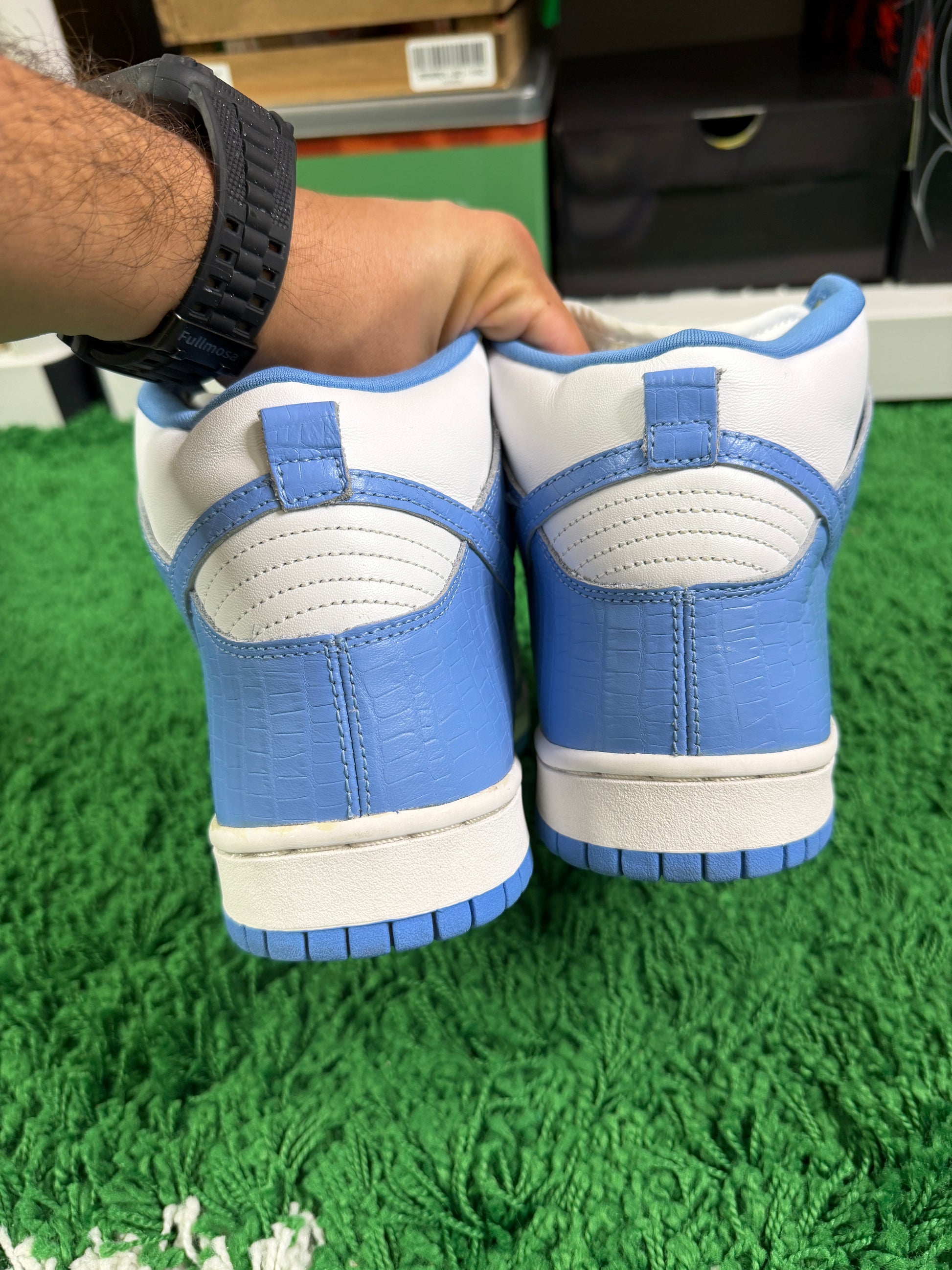 Nike Sb Blue Supreme Highs - Size 10.5