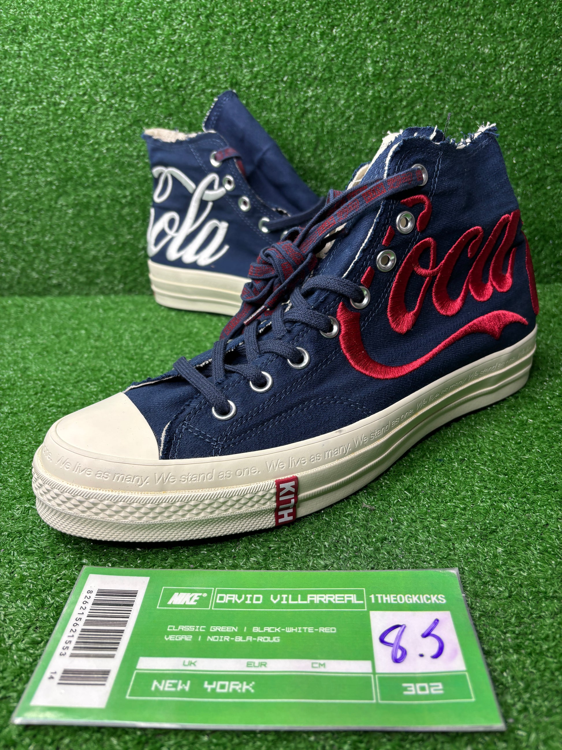 Converse x Kith x Coca Cola - Size 8.5